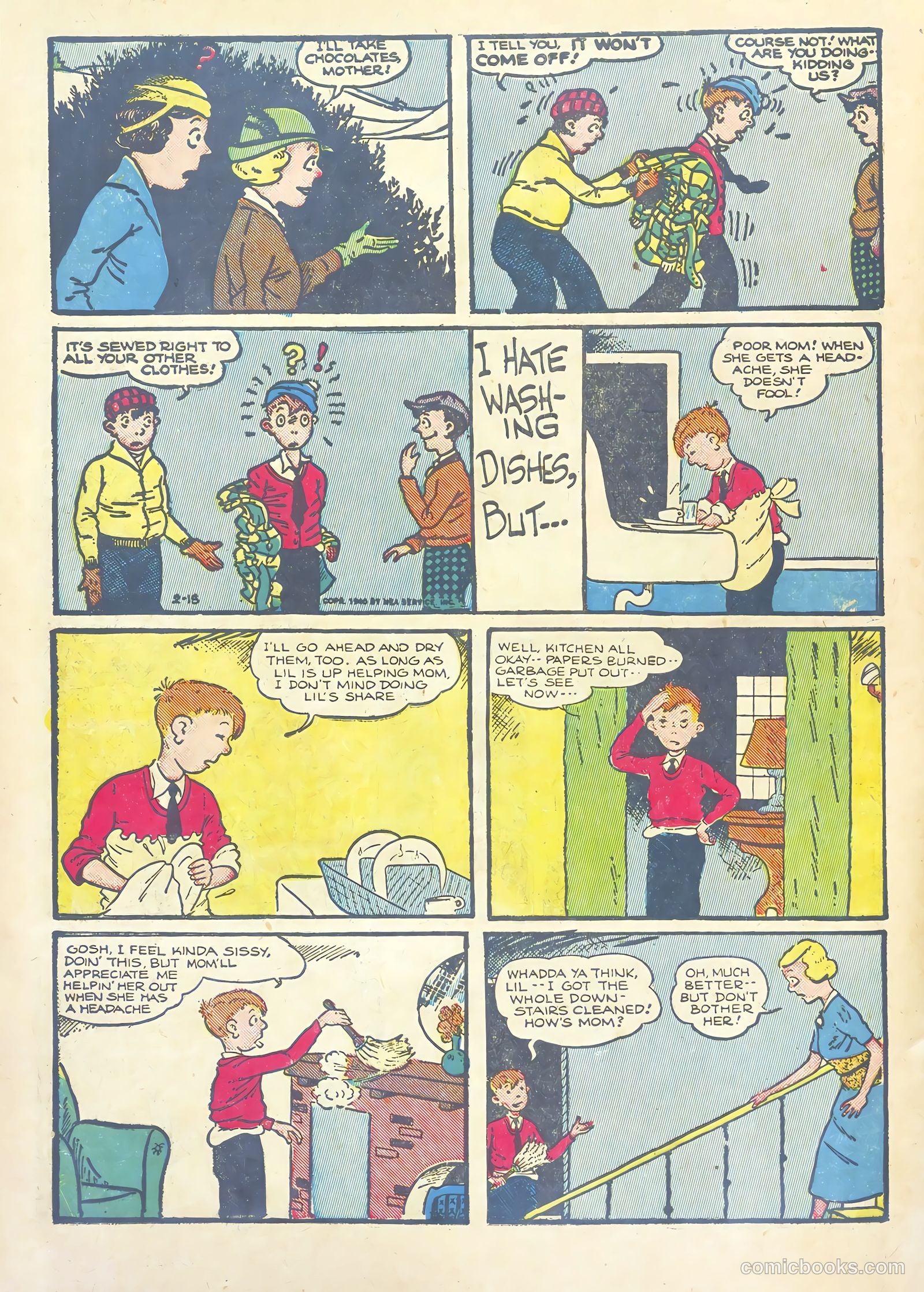 Major Hoople Comics #1 (1943) — page 56 of 68
