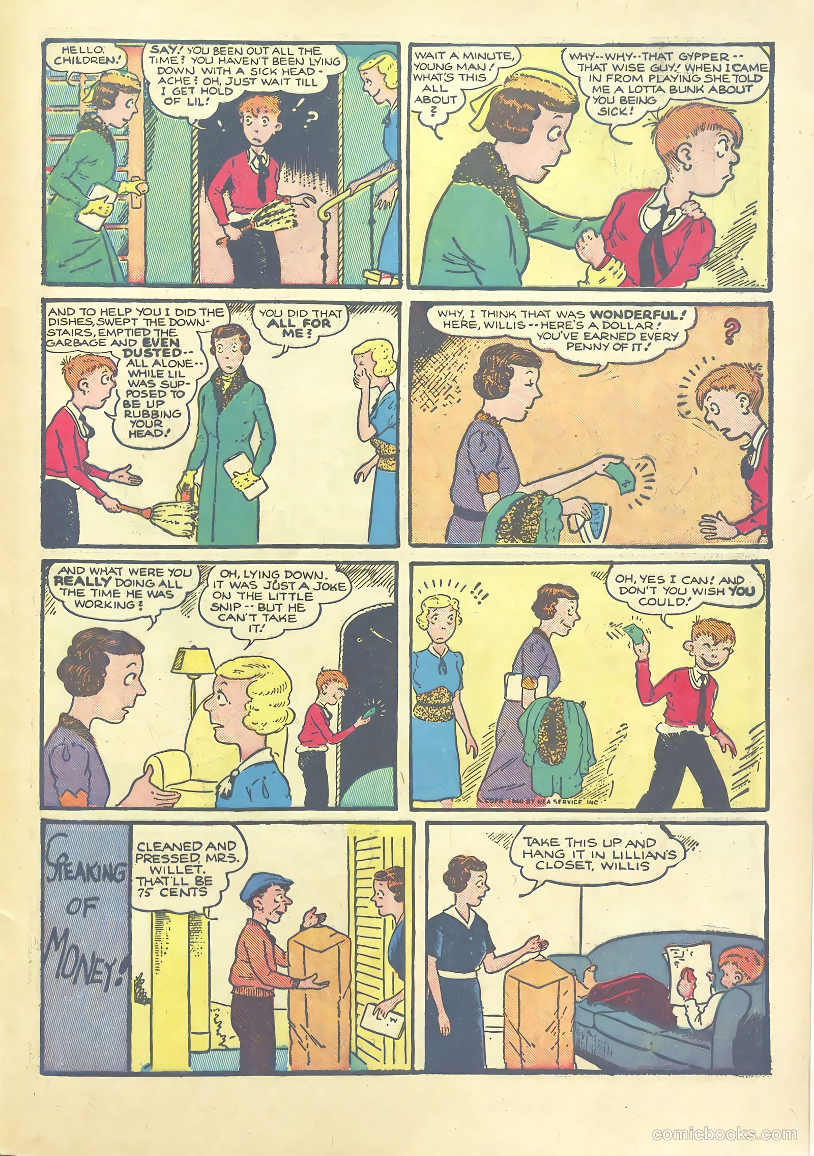 Major Hoople Comics #1 (1943) — page 57 of 68