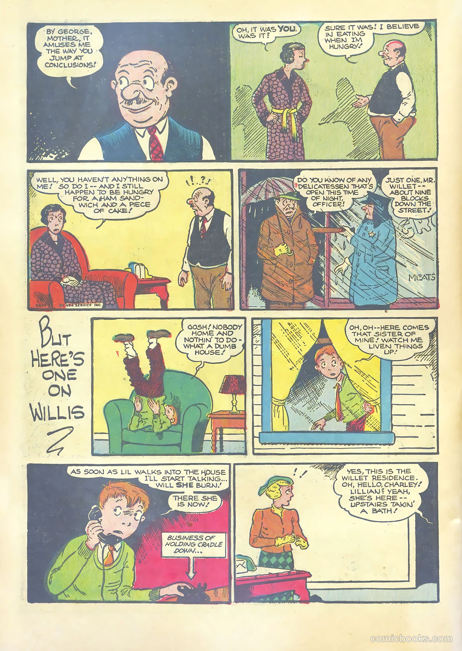 Major Hoople Comics #1 (1943) — page 60 of 68
