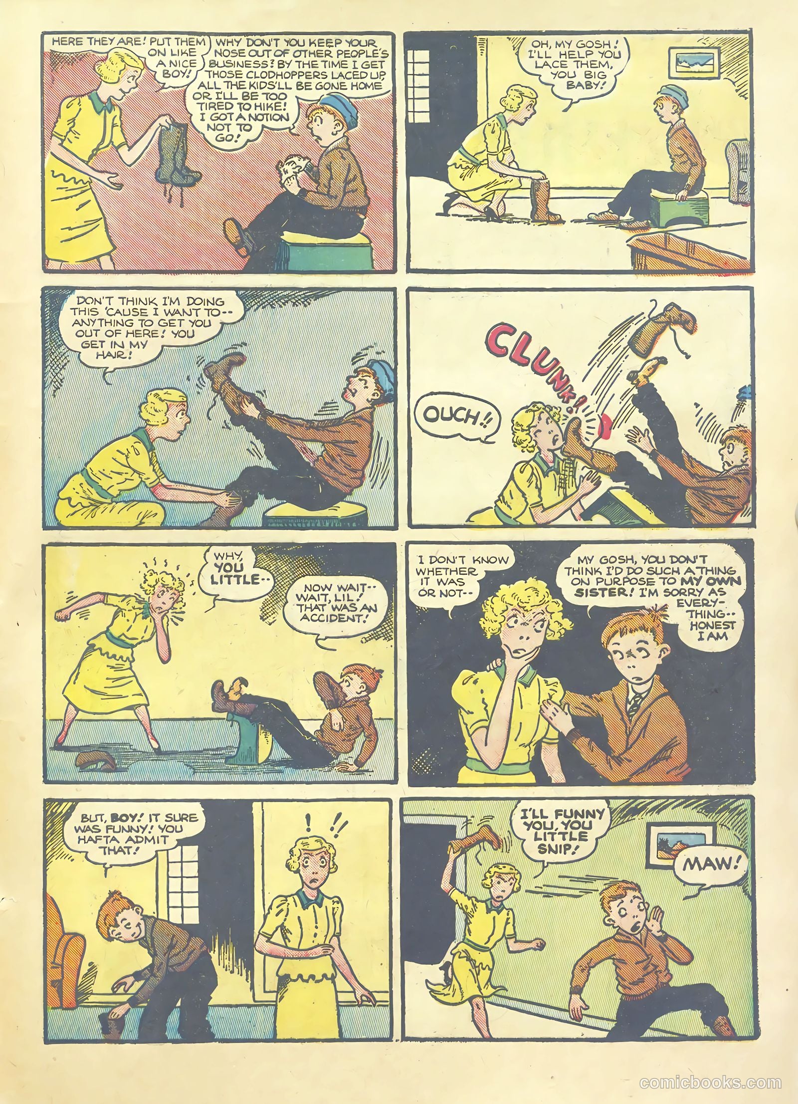 Major Hoople Comics #1 (1943) — page 63 of 68