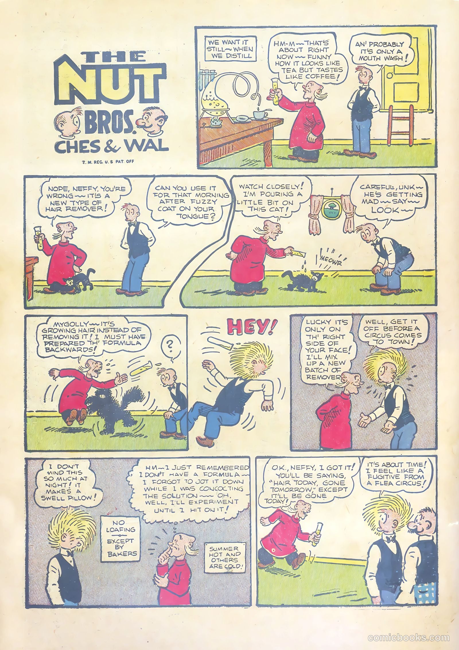 Major Hoople Comics #1 (1943) — page 64 of 68
