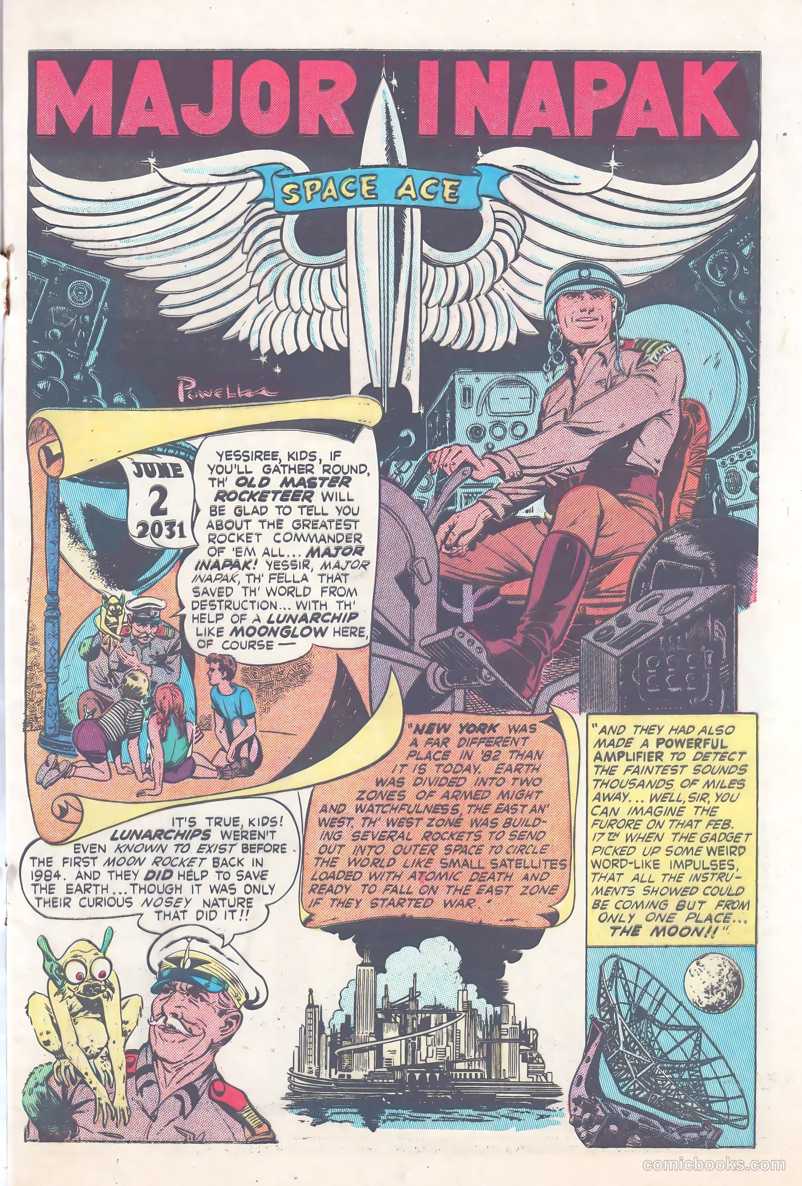 Major Inapak the Space Ace #1 (1951) — page 3 of 20