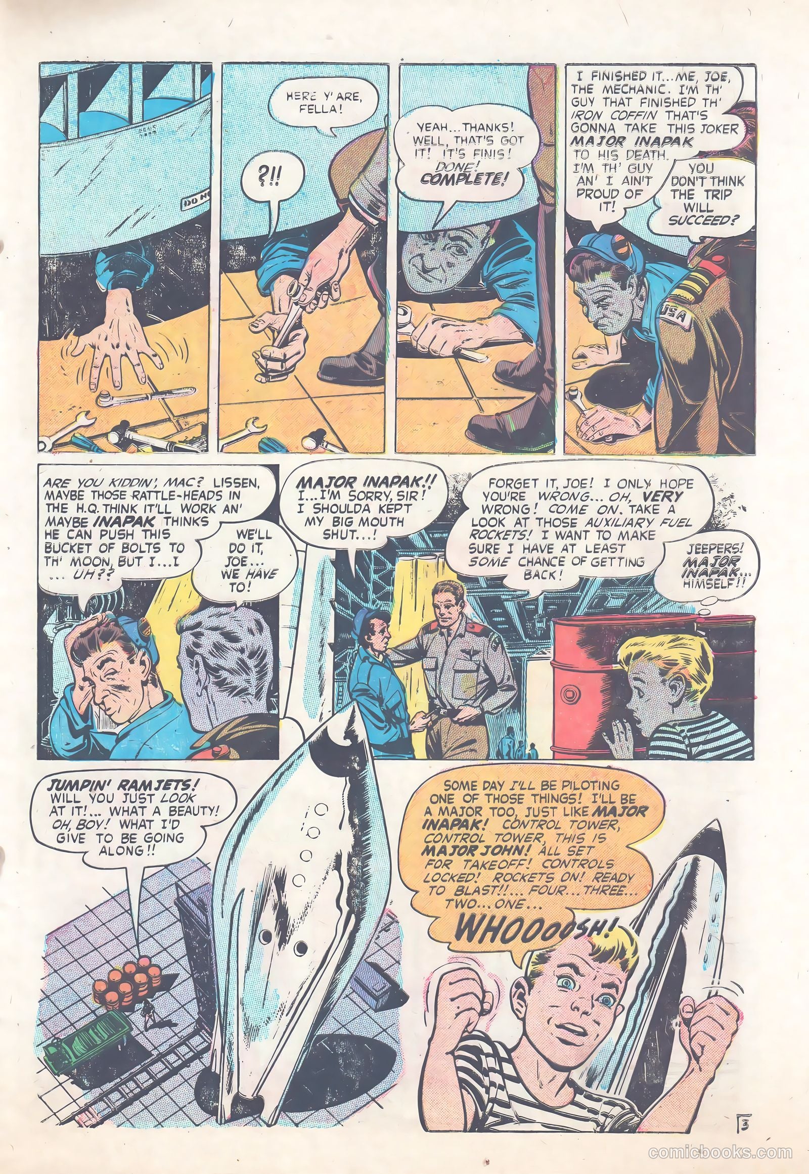 Major Inapak the Space Ace #1 (1951) — page 5 of 20