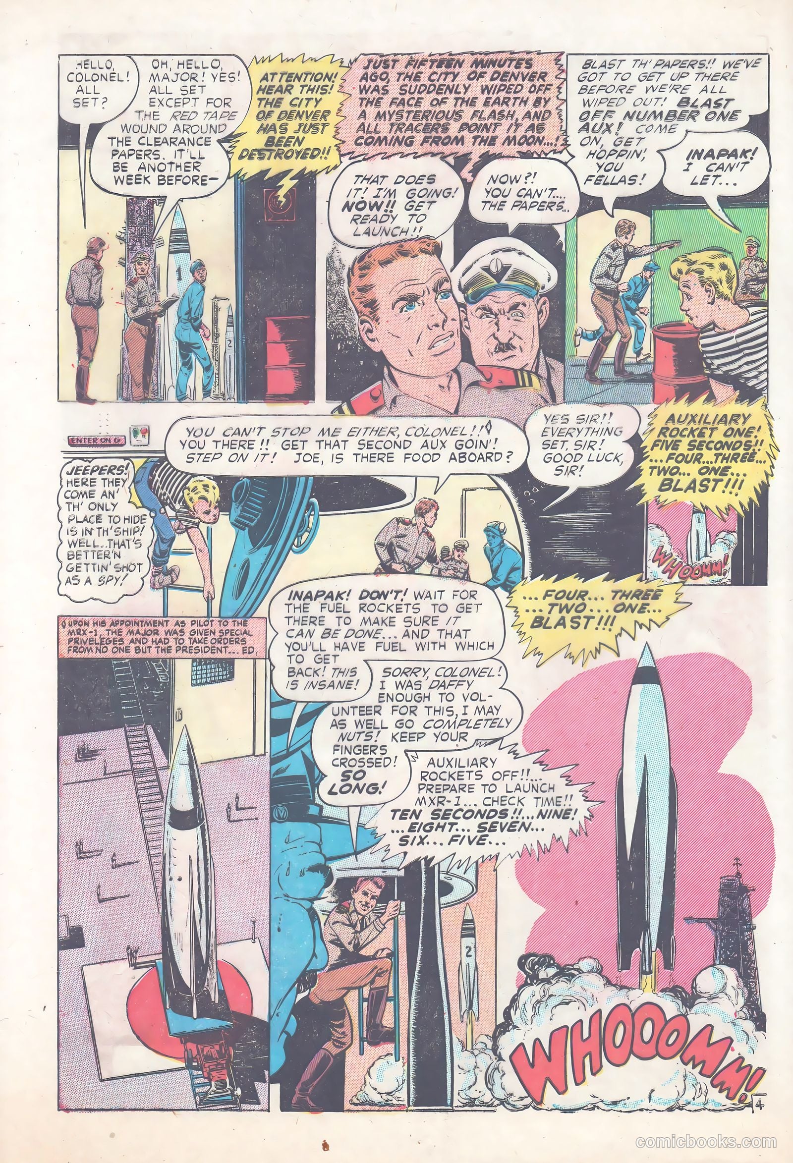 Major Inapak the Space Ace #1 (1951) — page 6 of 20