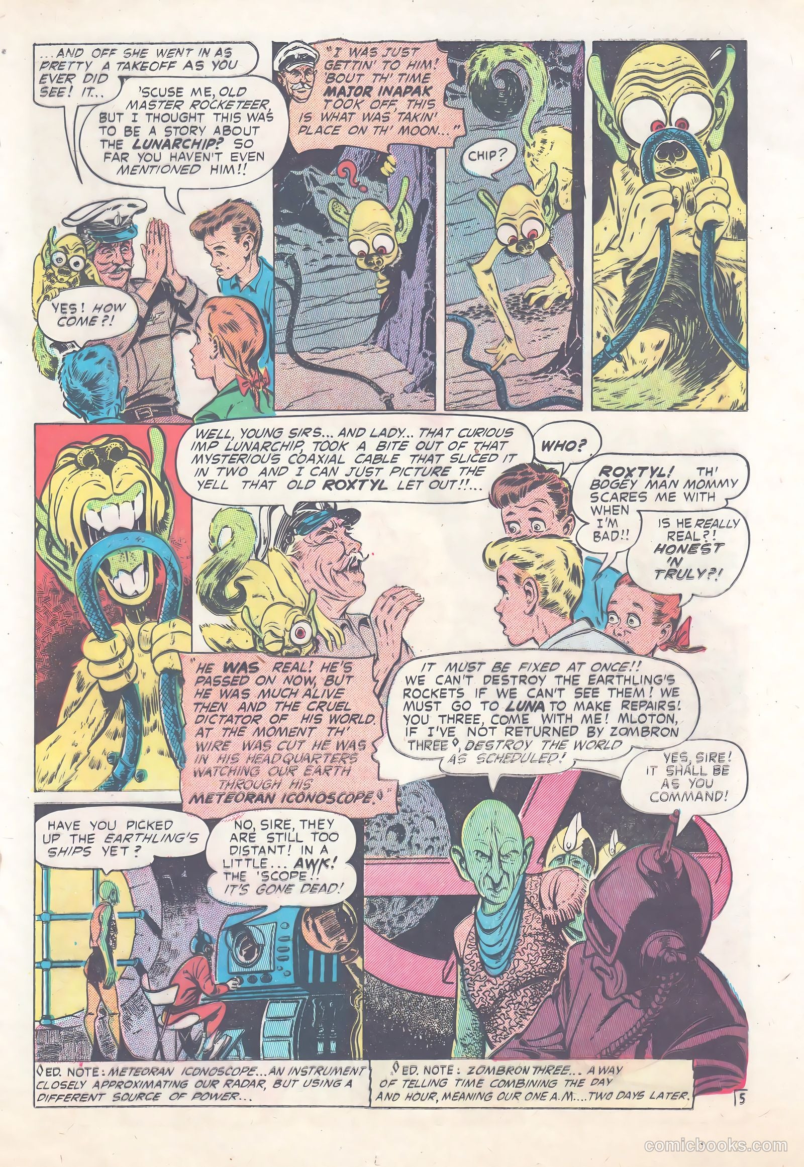 Major Inapak the Space Ace #1 (1951) — page 7 of 20