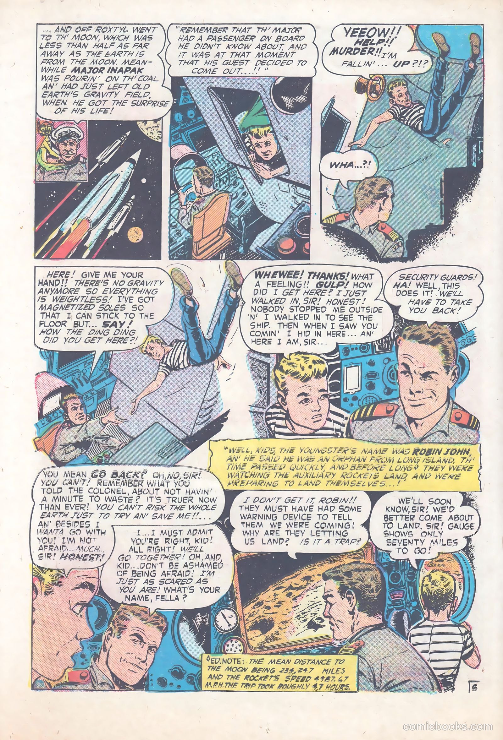 Major Inapak the Space Ace #1 (1951) — page 8 of 20
