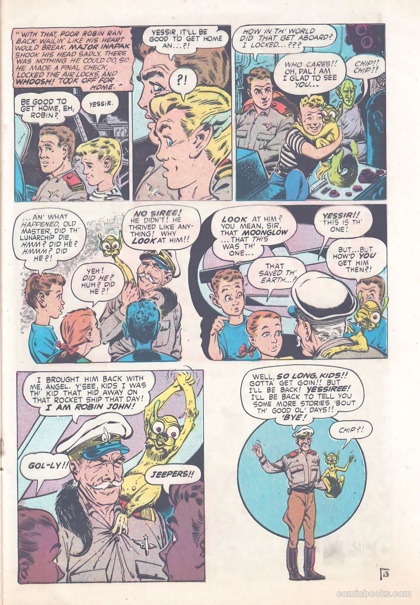 Major Inapak the Space Ace #1 (1951) — page 15 of 20
