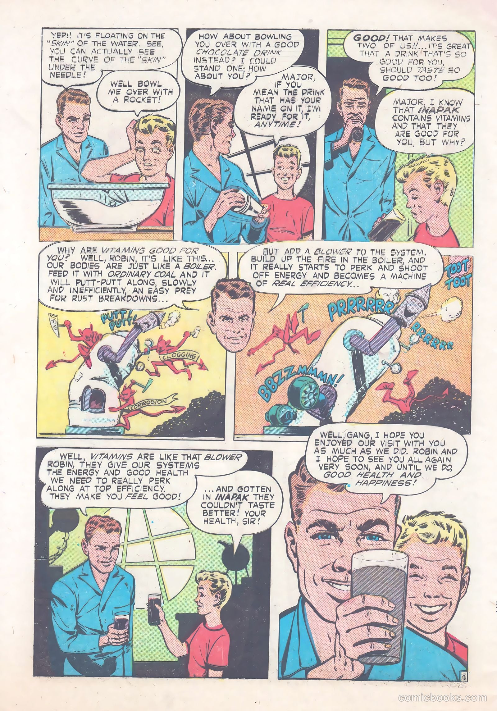 Major Inapak the Space Ace #1 (1951) — page 18 of 20