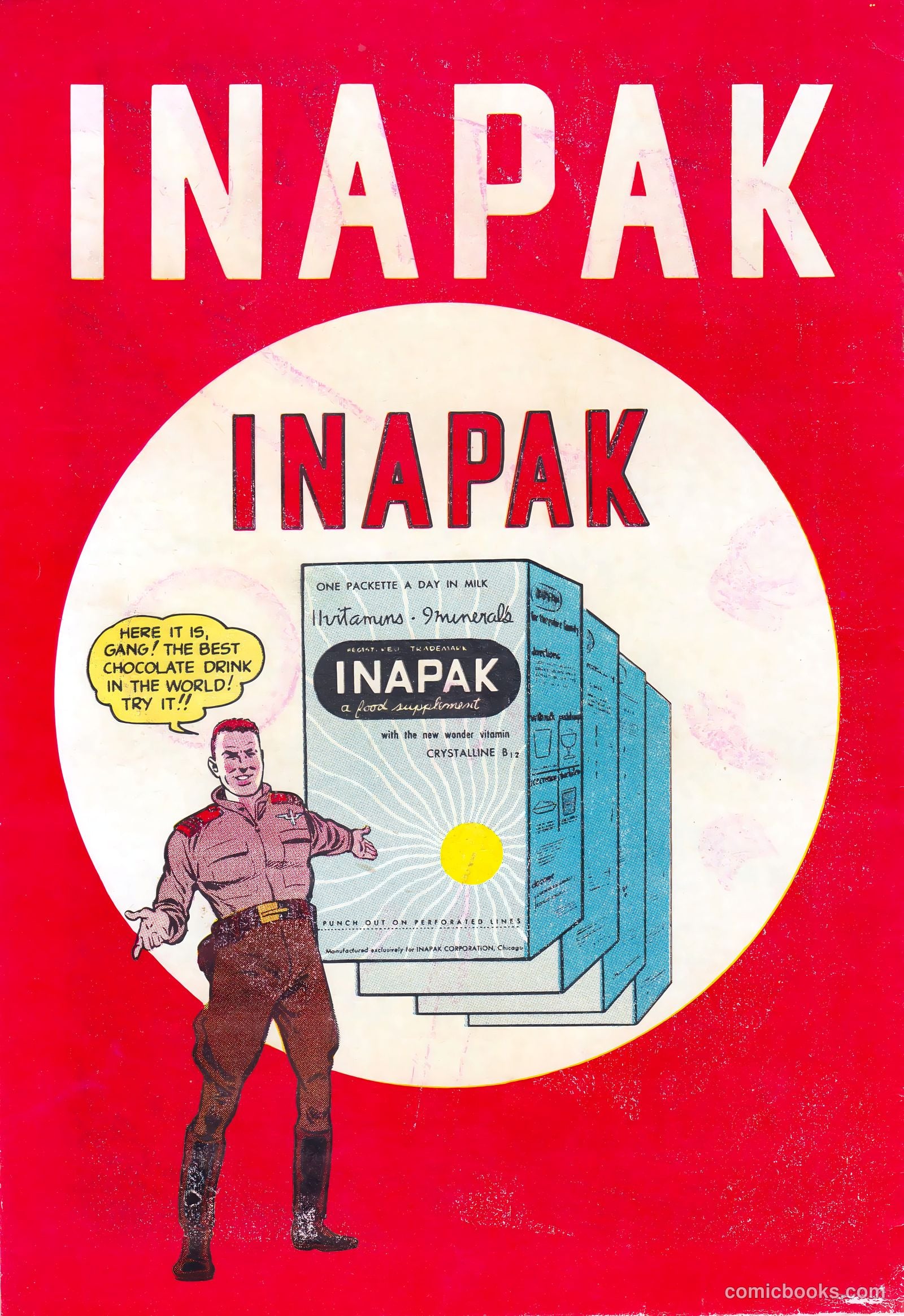 Major Inapak the Space Ace #1 (1951) — page 20 of 20