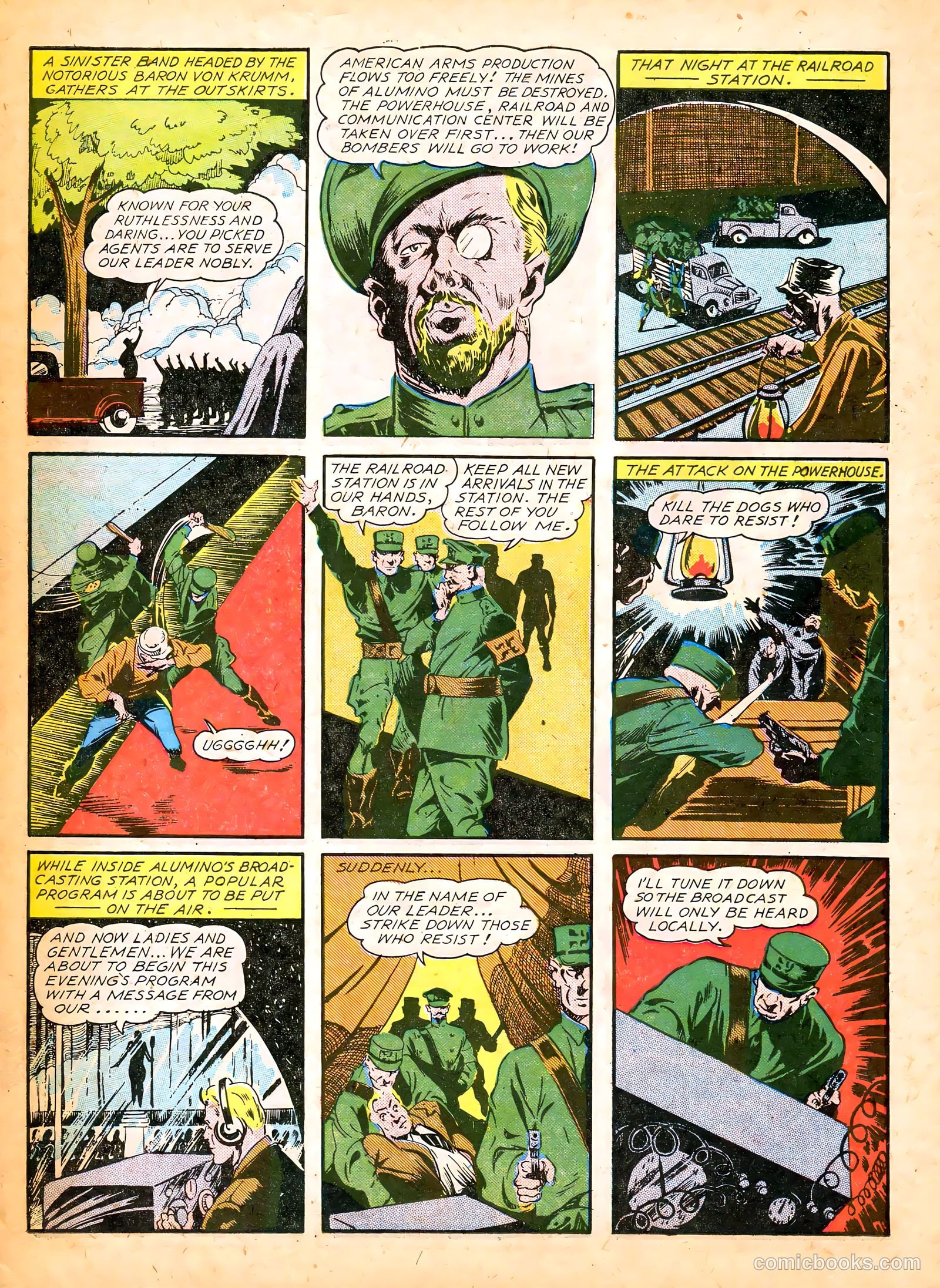 Major Victory Comics #1 (1944) — page 6 of 50
