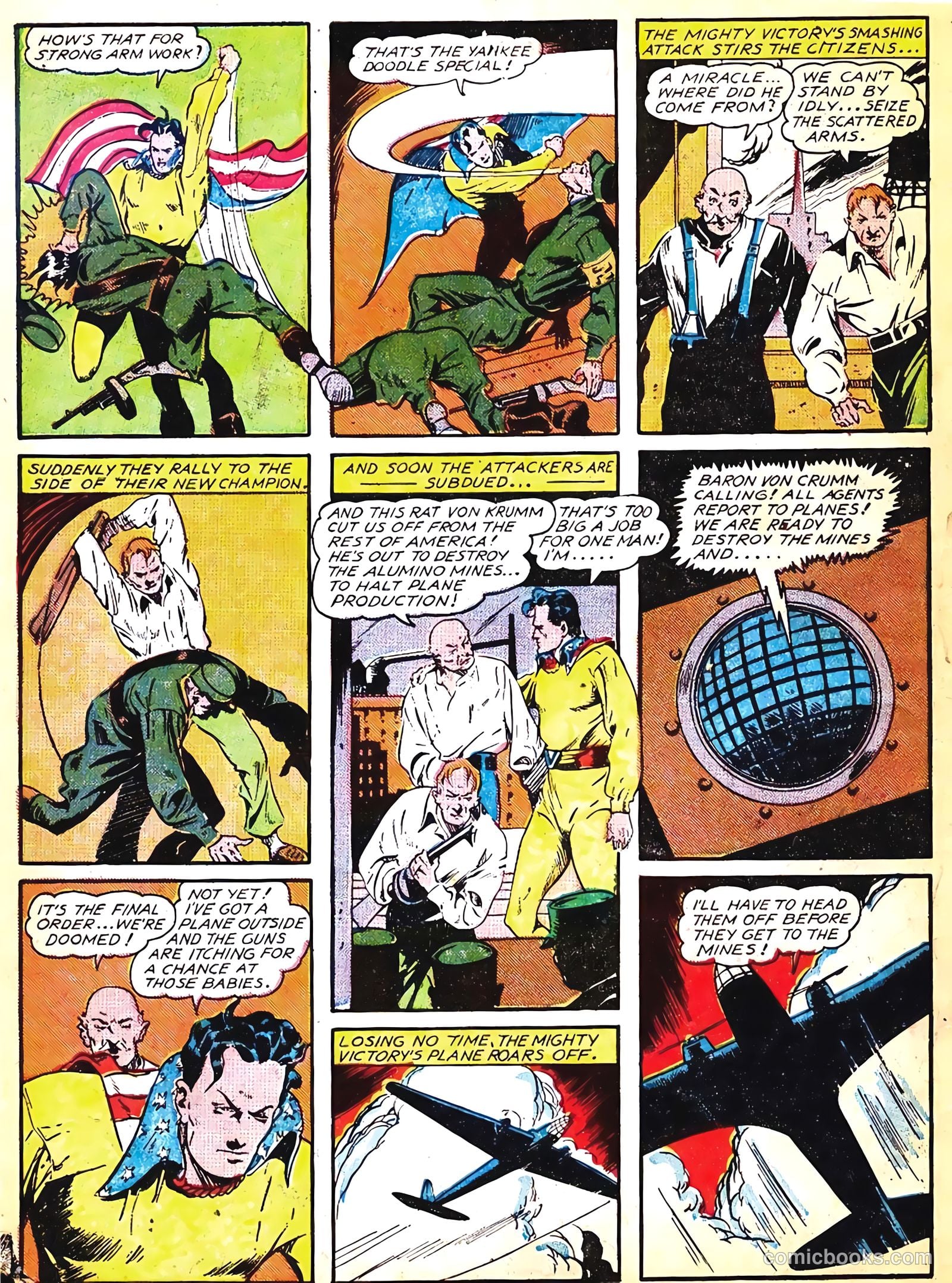 Major Victory Comics #1 (1944) — page 8 of 50