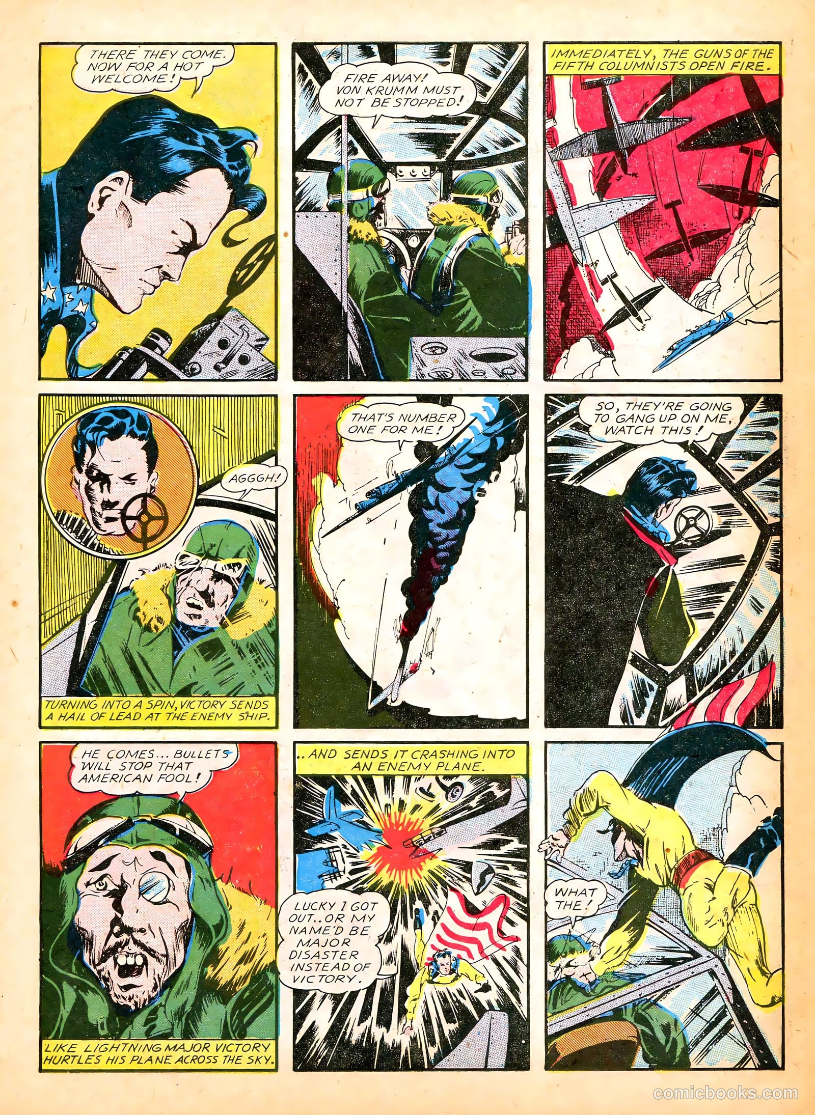 Major Victory Comics #1 (1944) — page 9 of 50