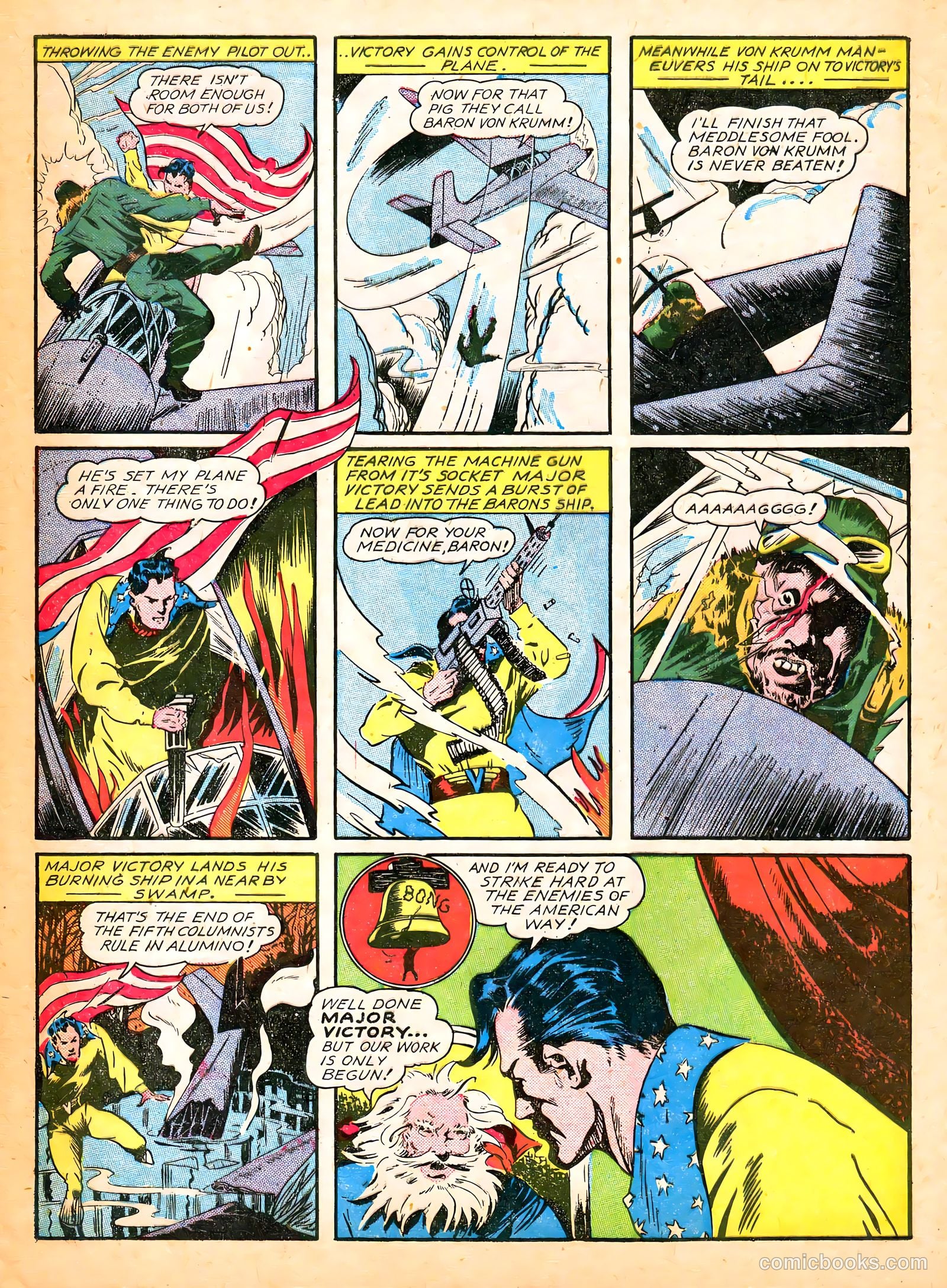 Major Victory Comics #1 (1944) — page 10 of 50