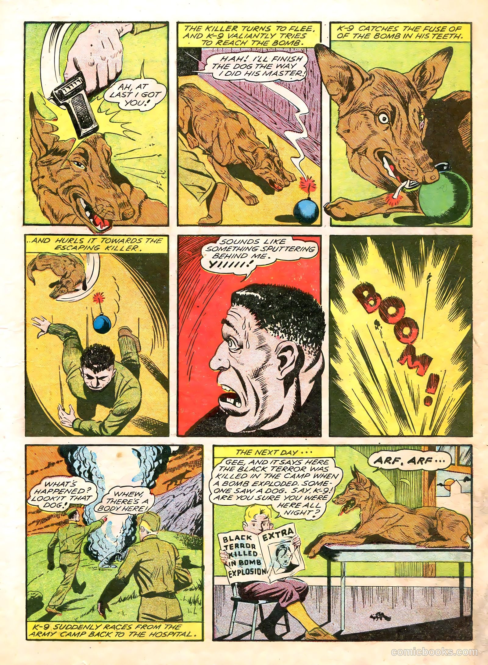 Major Victory Comics #1 (1944) — page 17 of 50