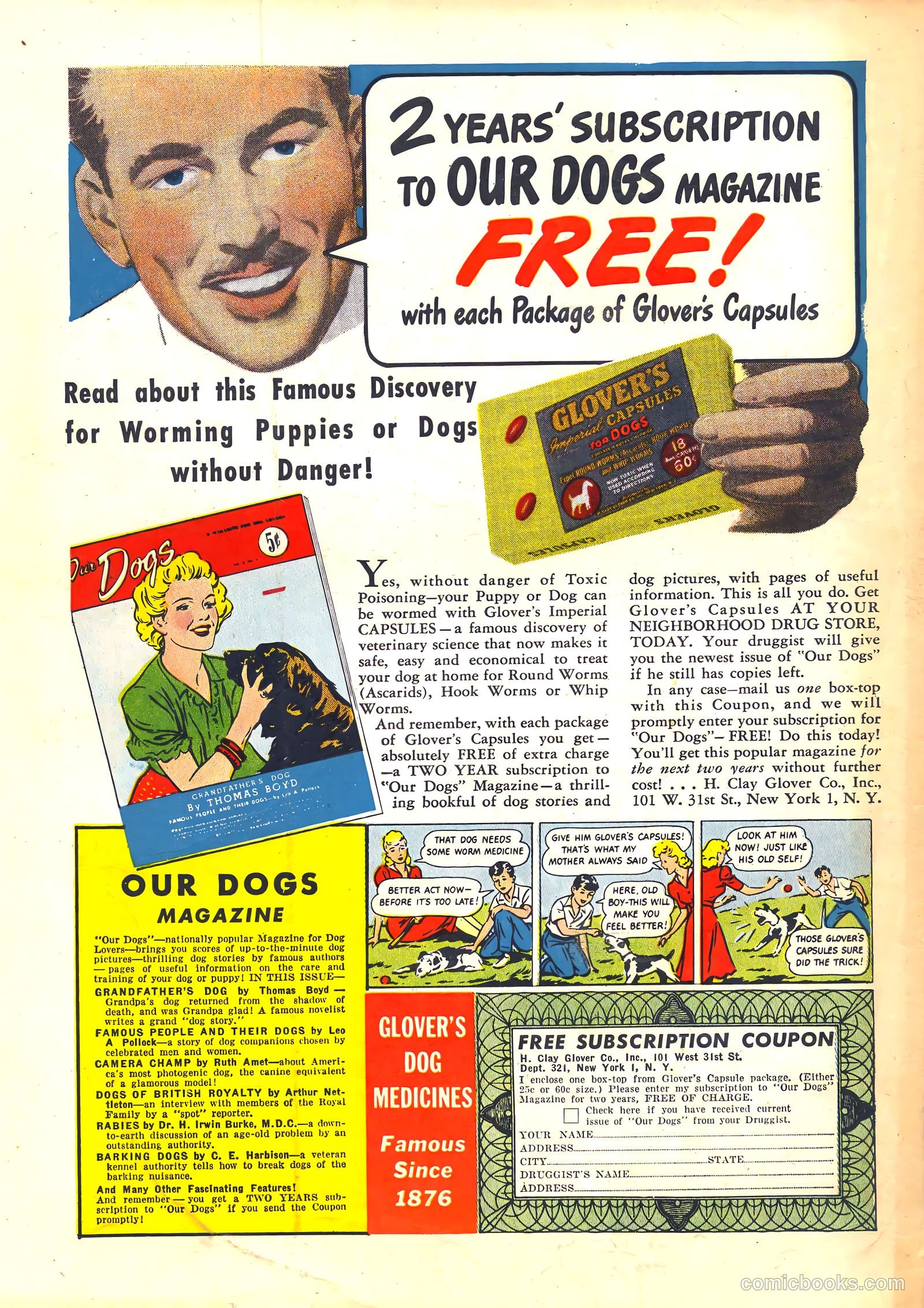 Major Victory Comics #1 (1944) — page 50 of 50