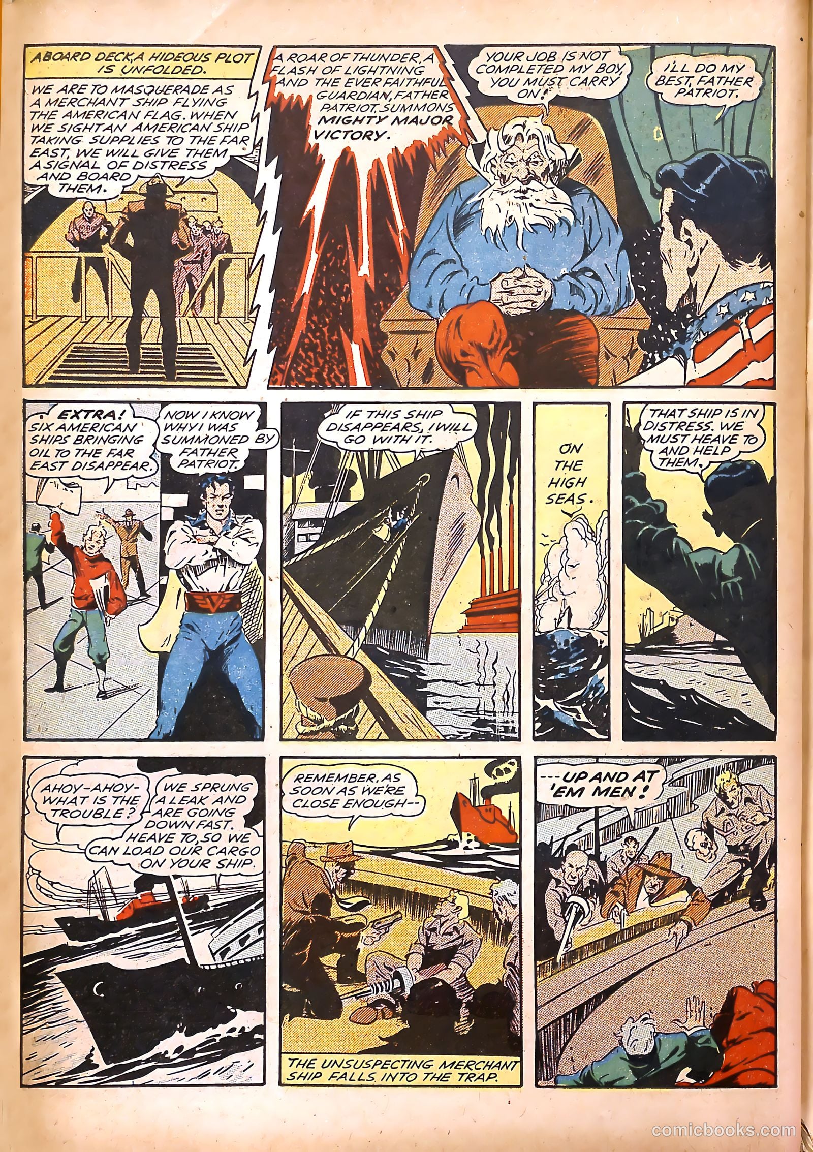 Major Victory Comics #2 (1944) — page 8 of 52