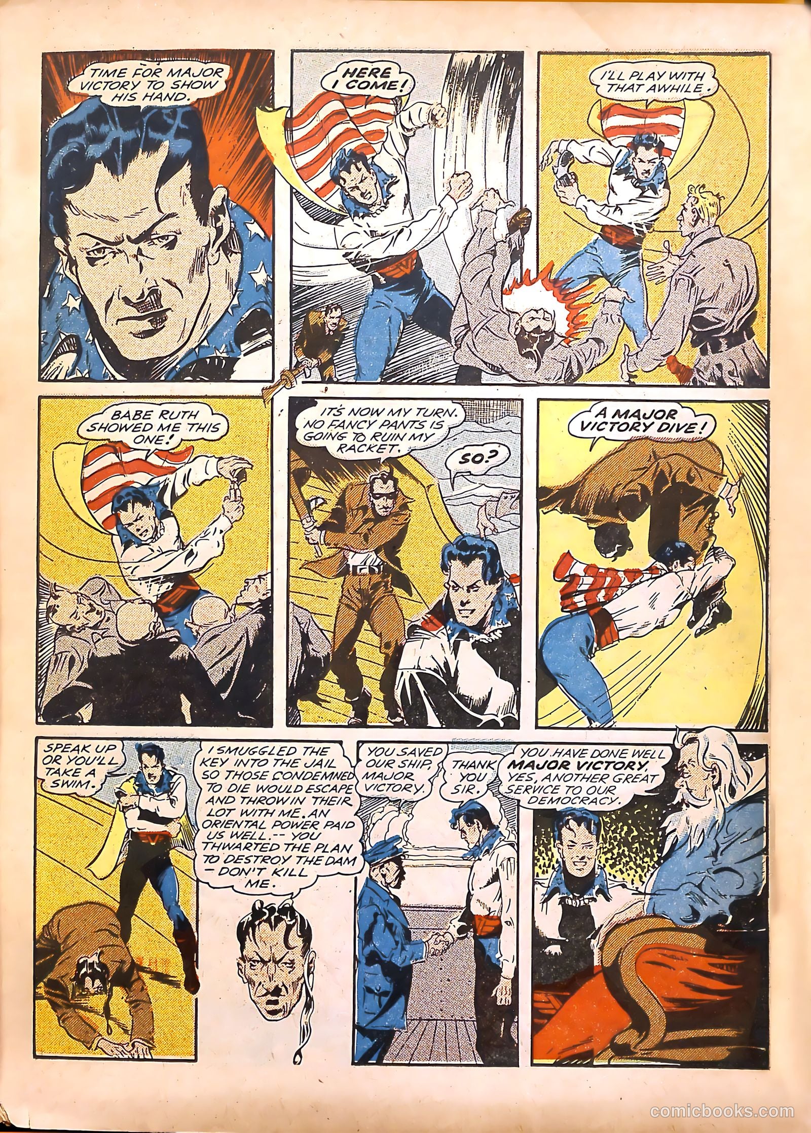 Major Victory Comics #2 (1944) — page 9 of 52