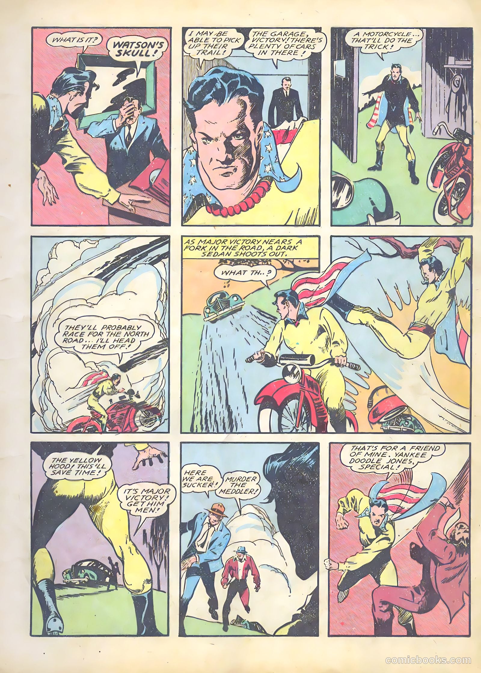 Major Victory Comics #3 (1945) — page 9 of 36