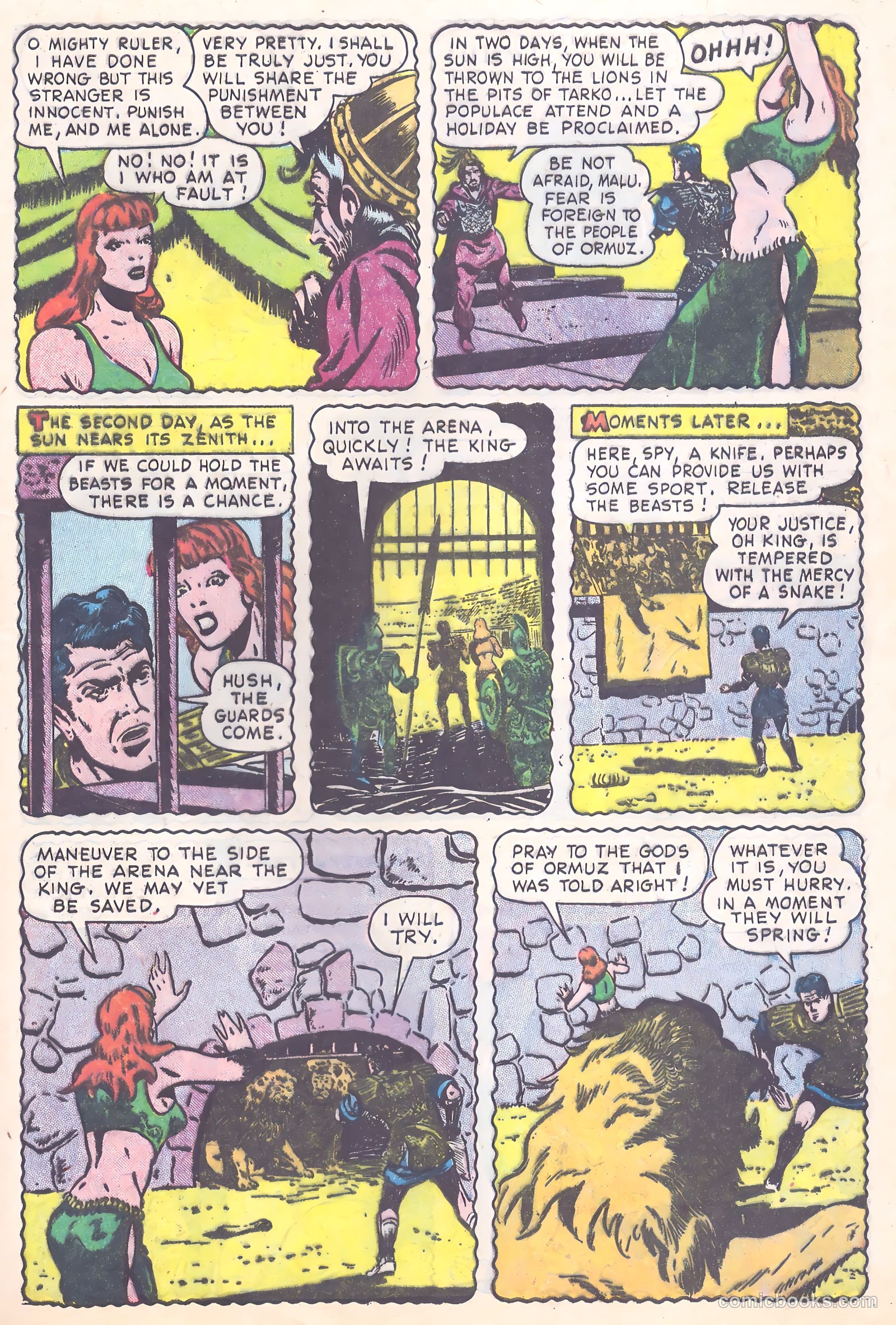 Malu in the Land of Adventure #1 (1958) — page 9 of 36