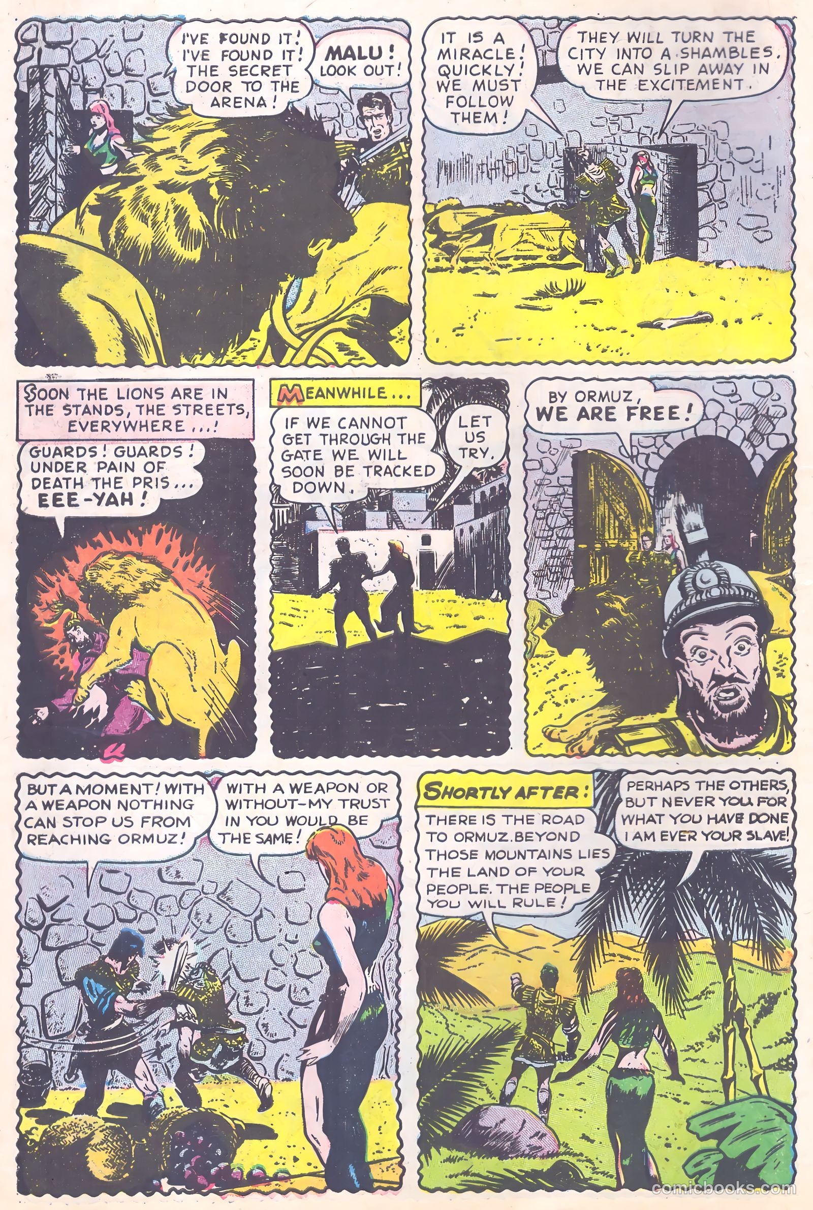 Malu in the Land of Adventure #1 (1958) — page 10 of 36