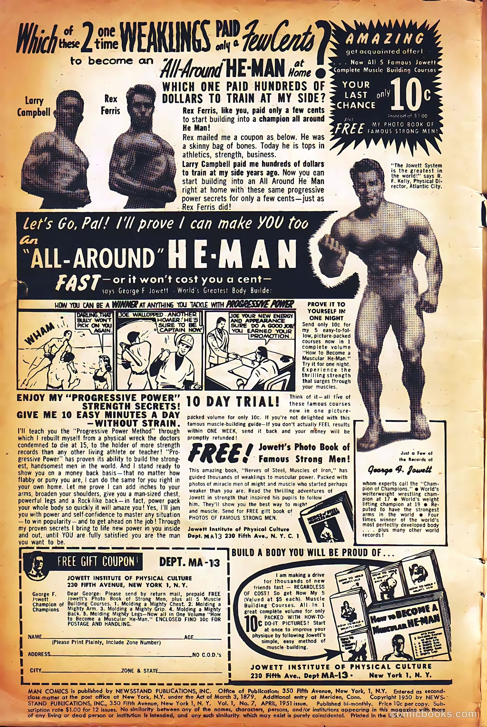 Man Comics #1 (1949) — page 2 of 52