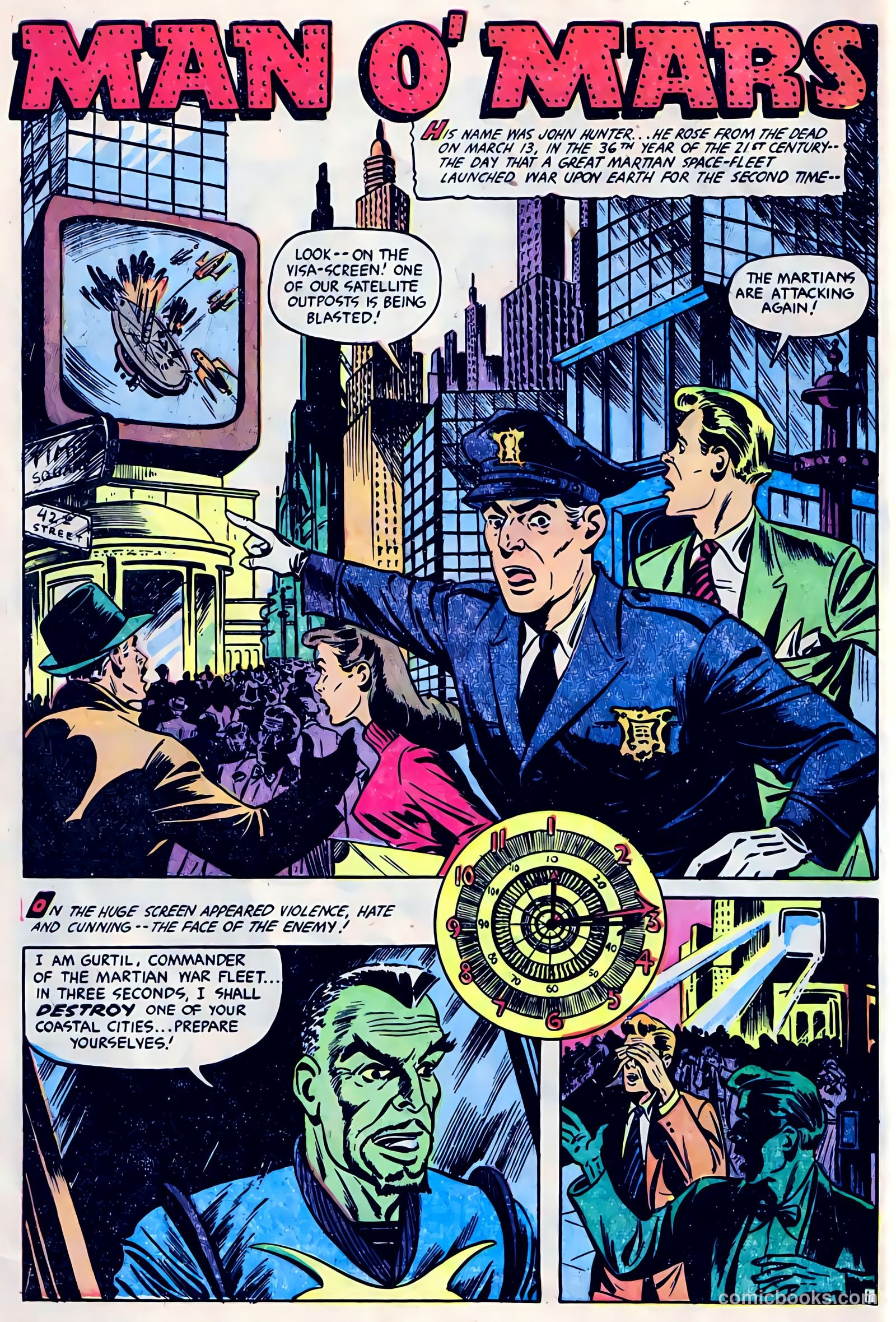 Man O' Mars #1 (1953) — page 4 of 36