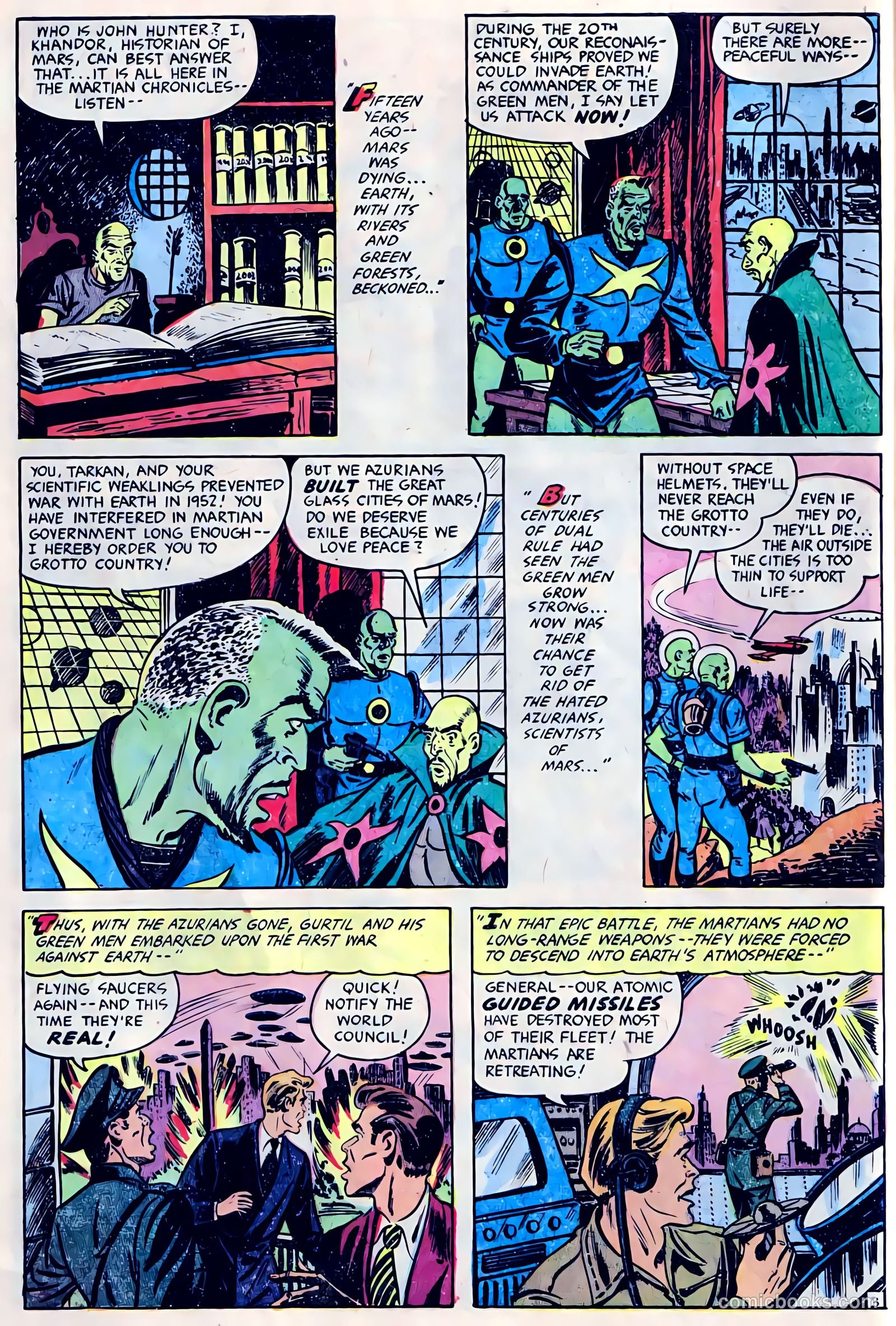Man O' Mars #1 (1953) — page 6 of 36