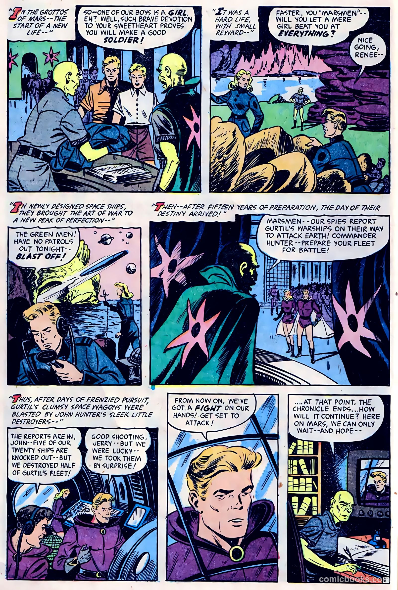 Man O' Mars #1 (1953) — page 8 of 36