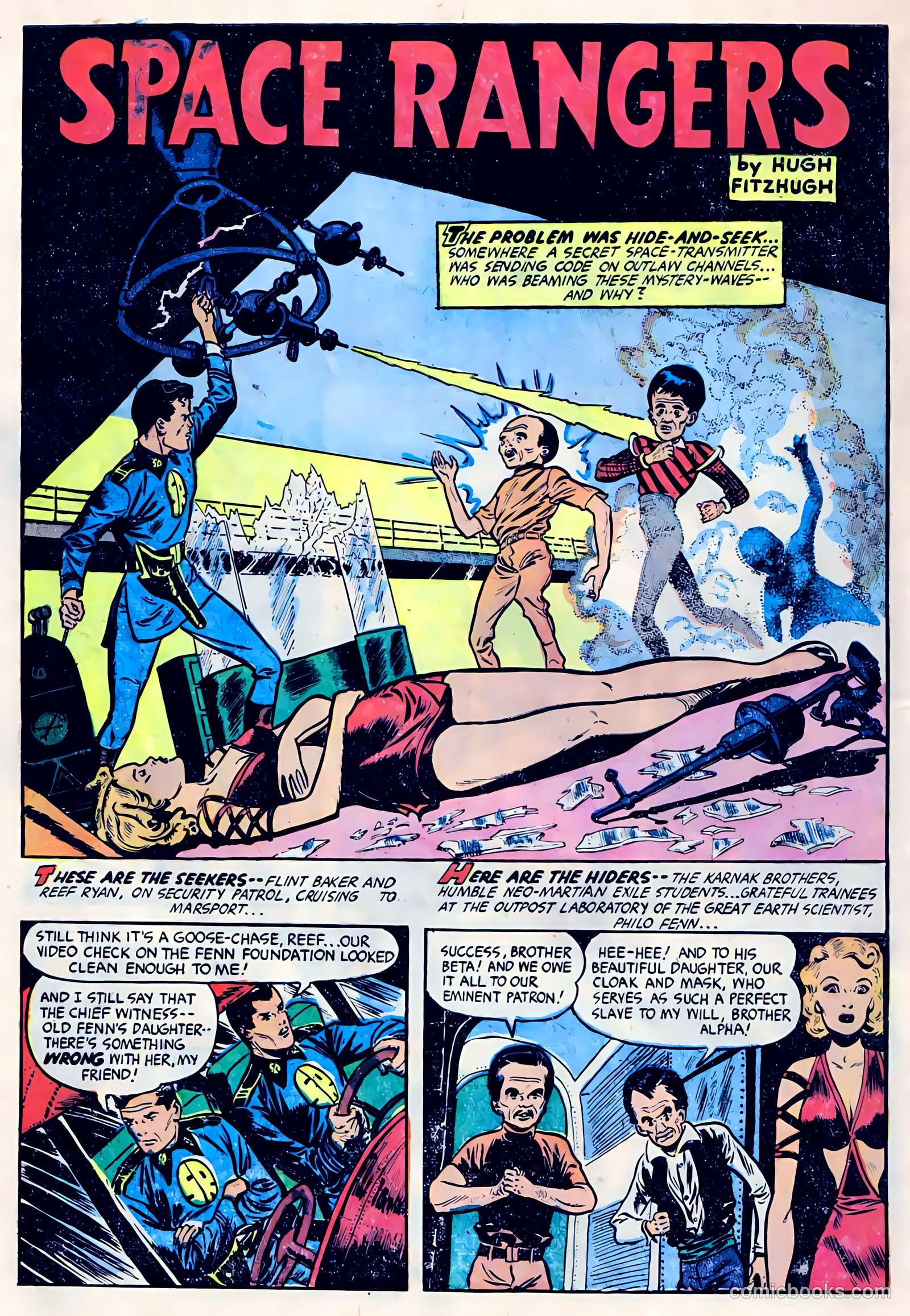 Man O' Mars #1 (1953) — page 28 of 36