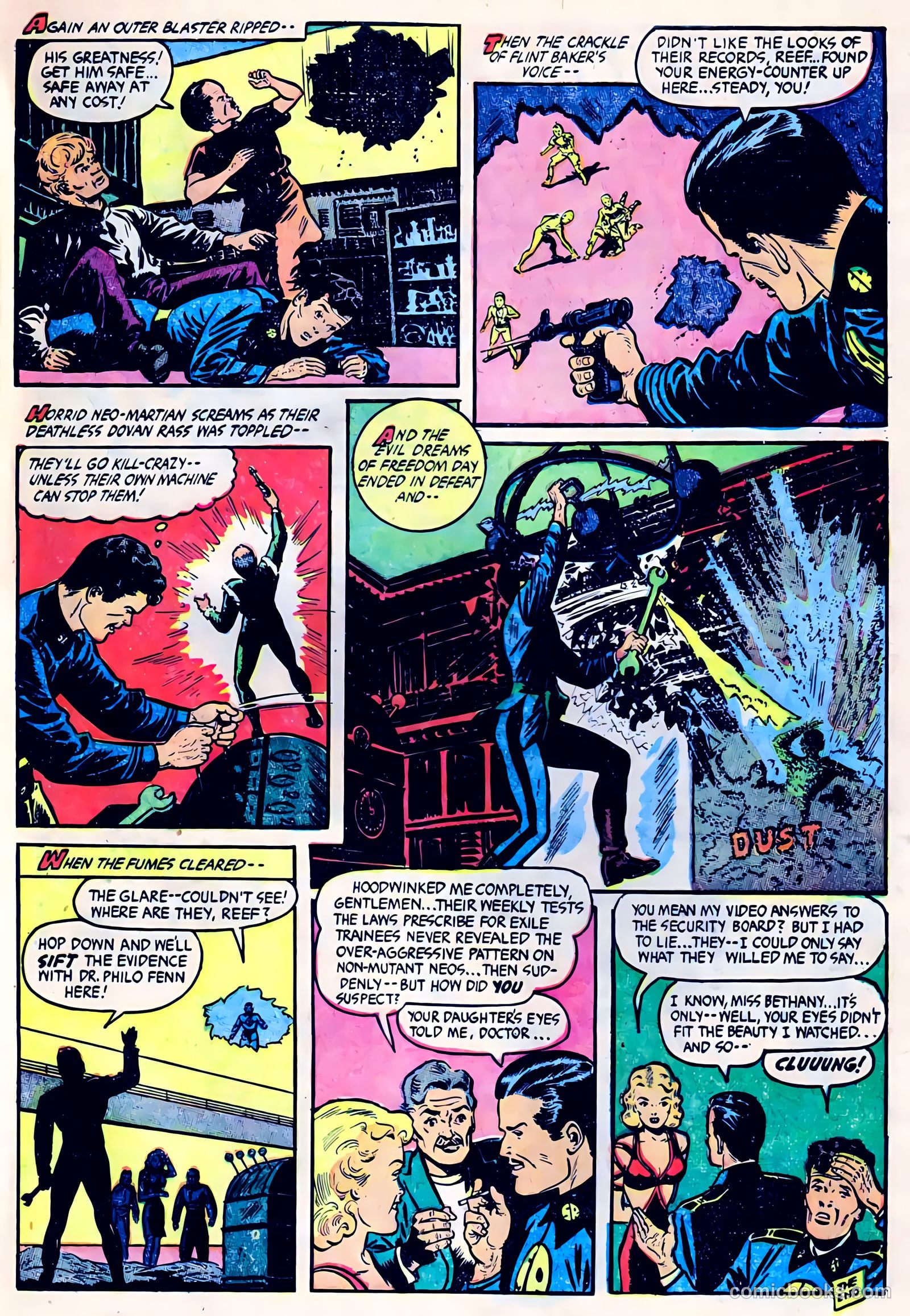 Man O' Mars #1 (1953) — page 33 of 36