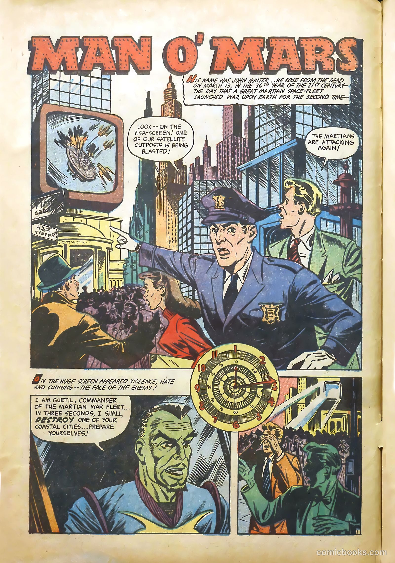 Man O' Mars #1 (1958) — page 4 of 36
