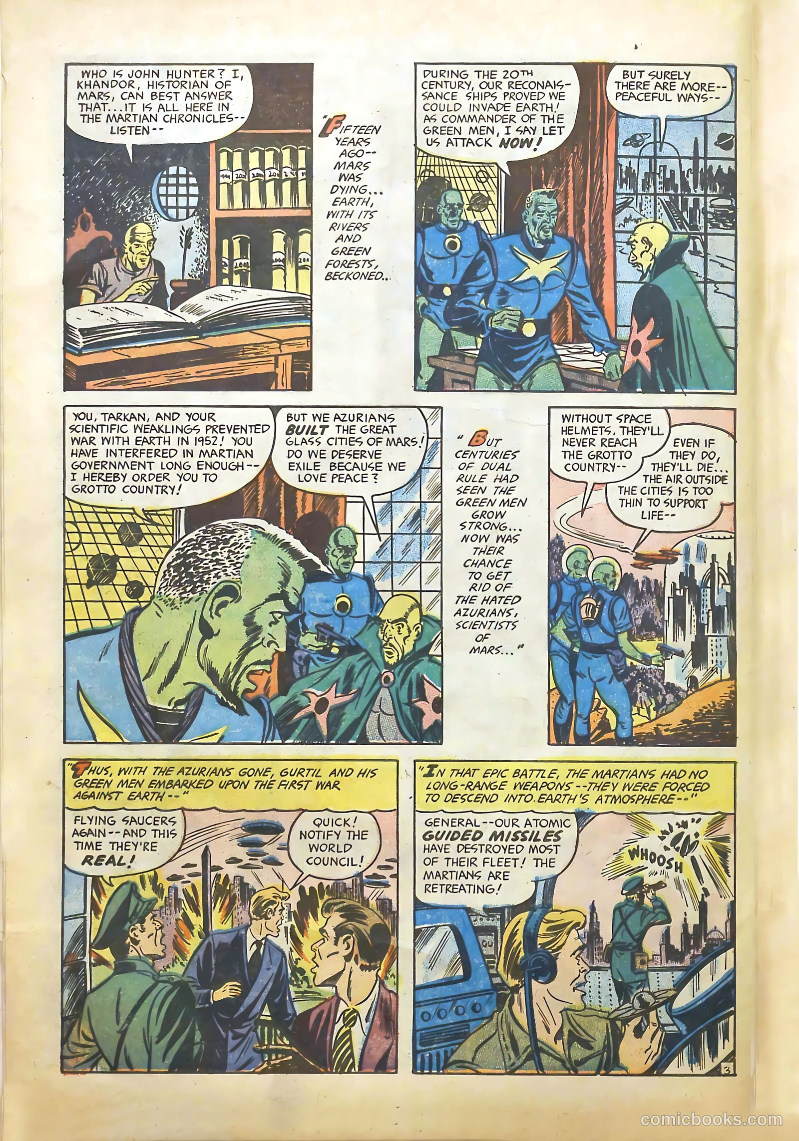 Man O' Mars #1 (1958) — page 6 of 36
