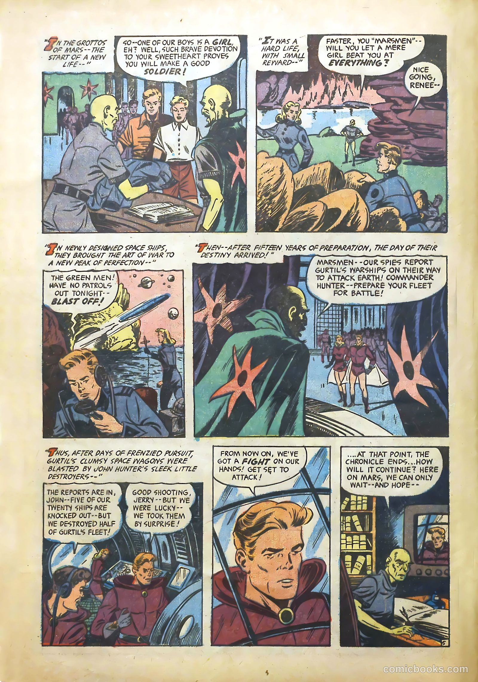 Man O' Mars #1 (1958) — page 8 of 36