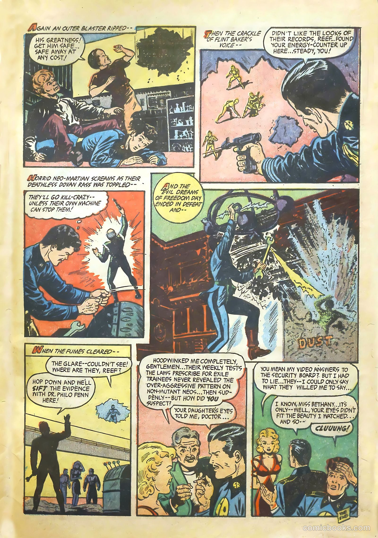 Man O' Mars #1 (1958) — page 33 of 36