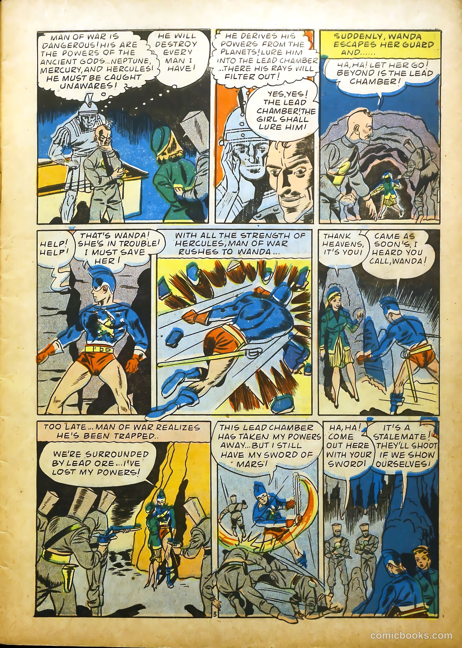 Man of War Comics #1 (1941) — page 5 of 68