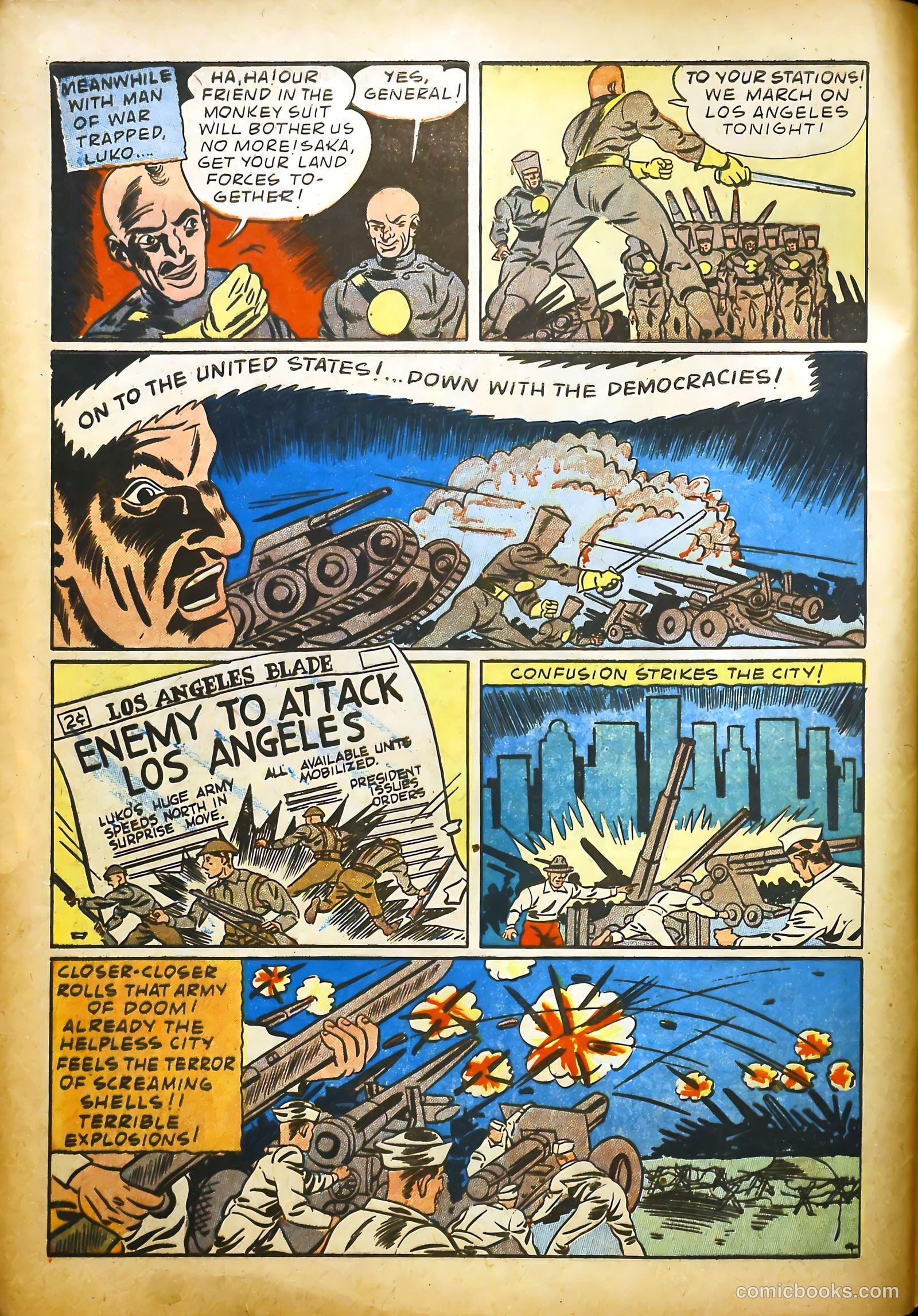 Man of War Comics #1 (1941) — page 6 of 68