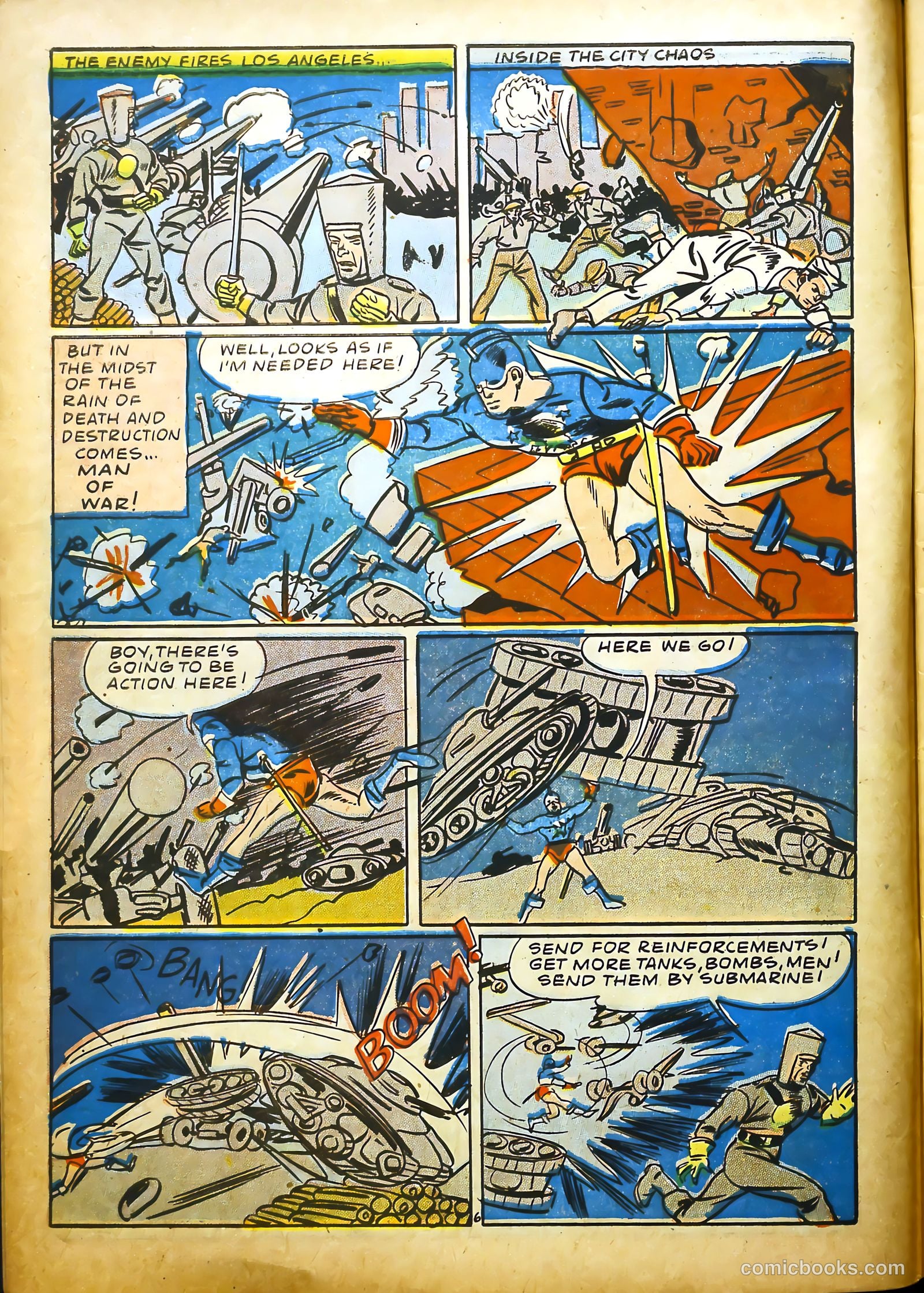 Man of War Comics #1 (1941) — page 8 of 68