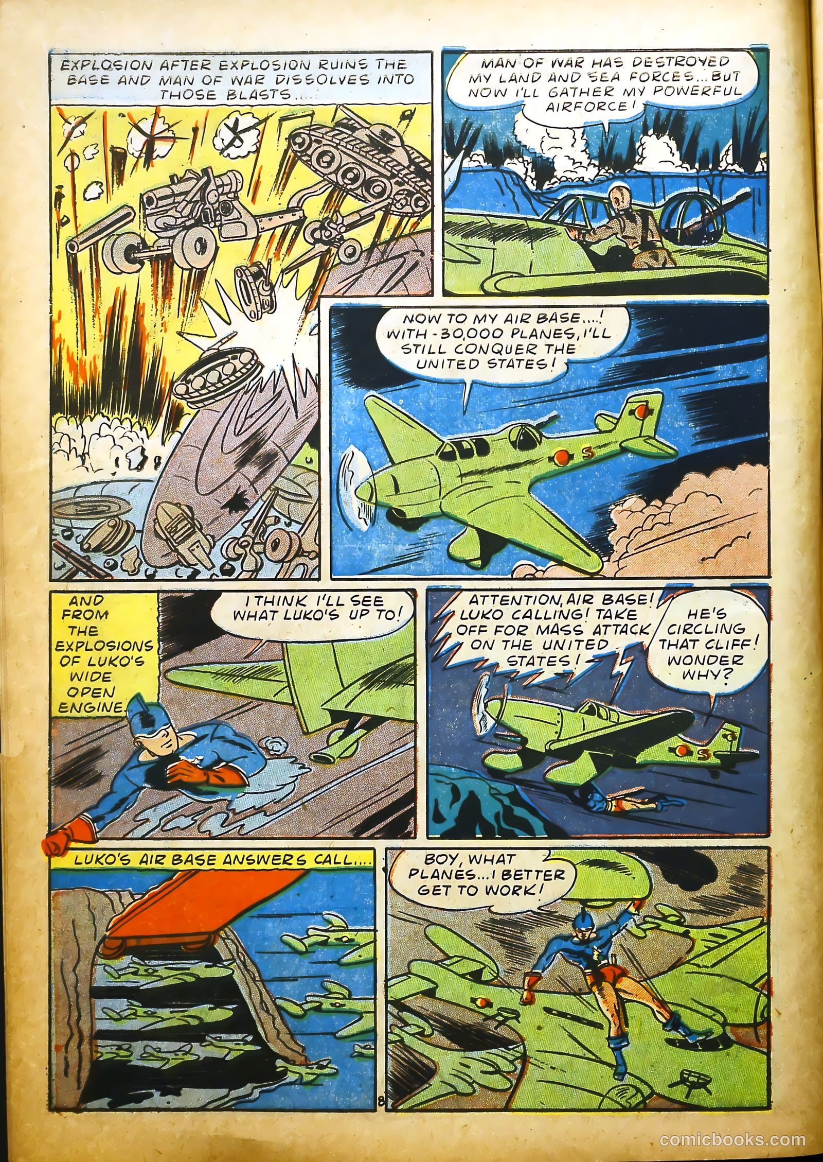 Man of War Comics #1 (1941) — page 10 of 68