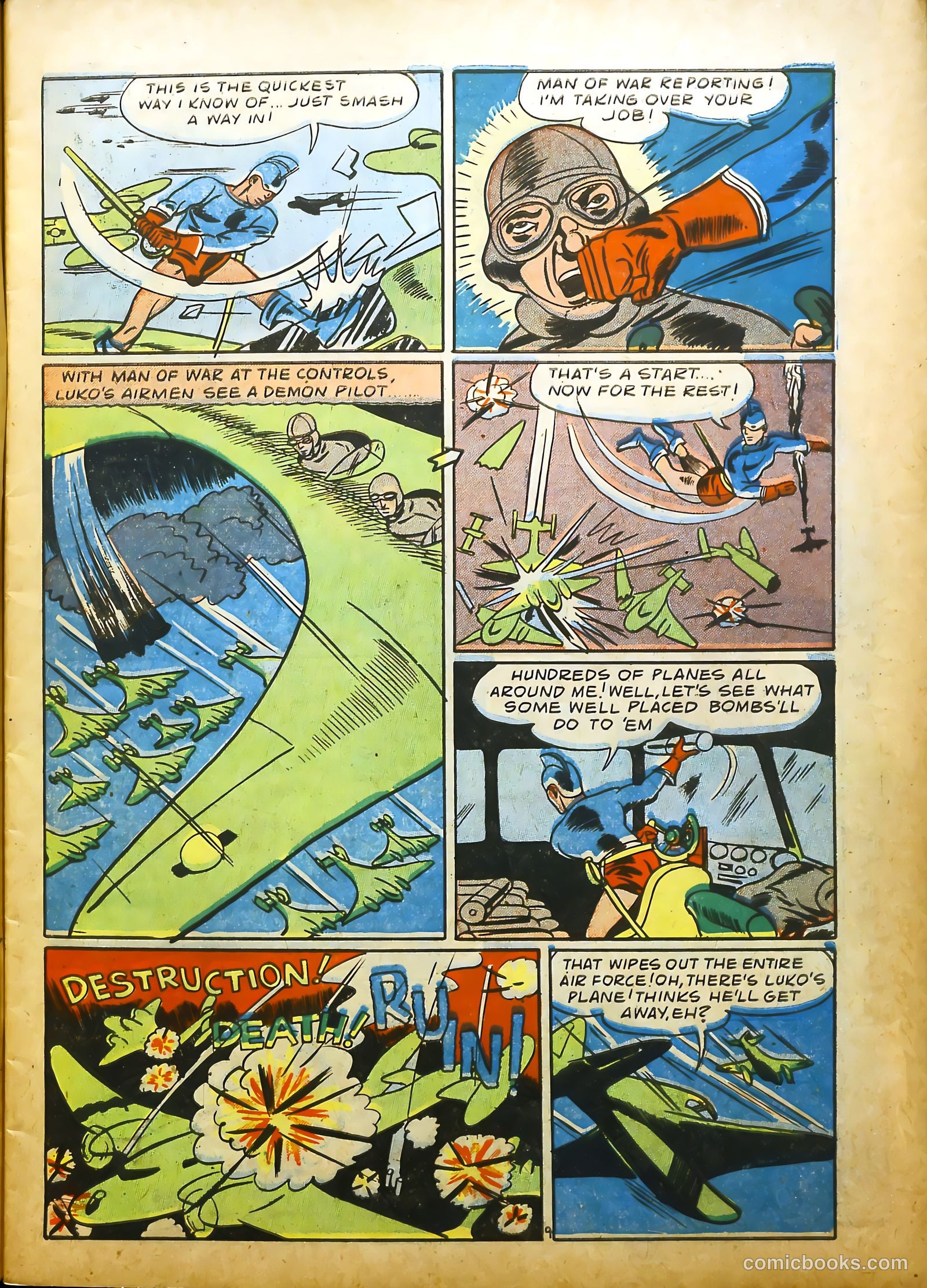 Man of War Comics #1 (1941) — page 11 of 68