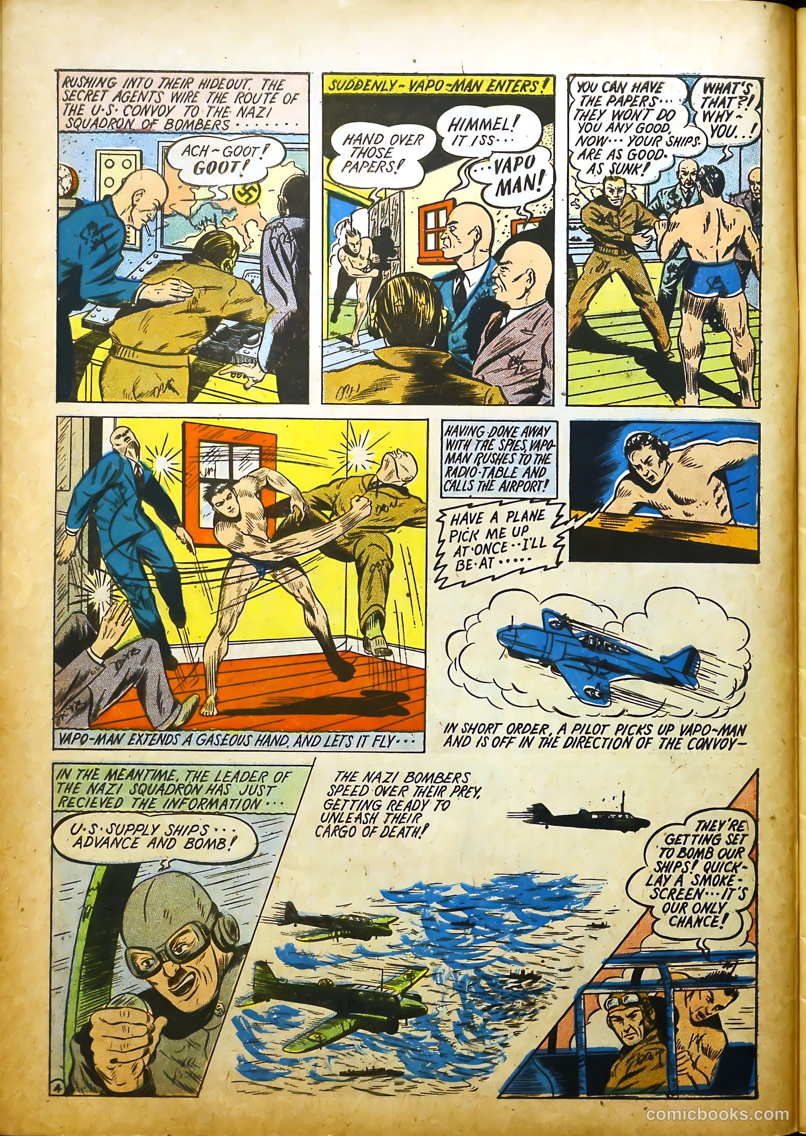 Man of War Comics #1 (1941) — page 16 of 68