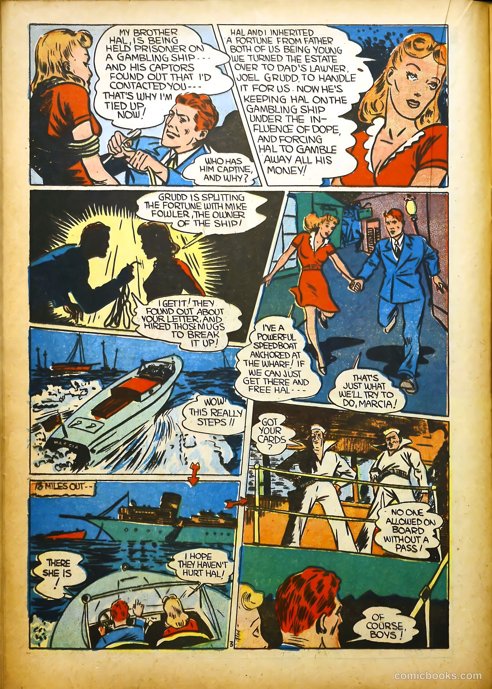 Man of War Comics #1 (1941) — page 30 of 68
