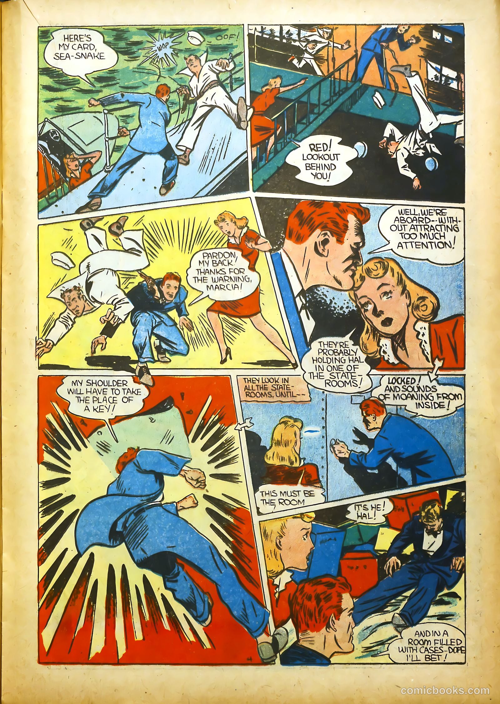 Man of War Comics #1 (1941) — page 31 of 68