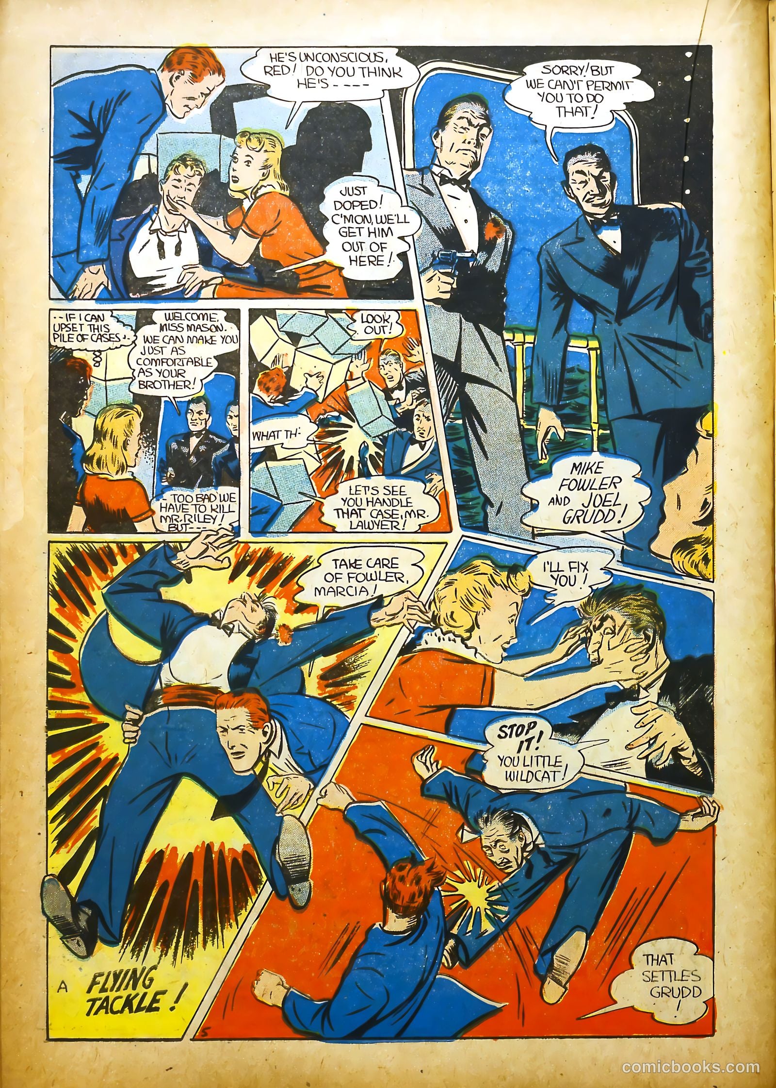 Man of War Comics #1 (1941) — page 32 of 68