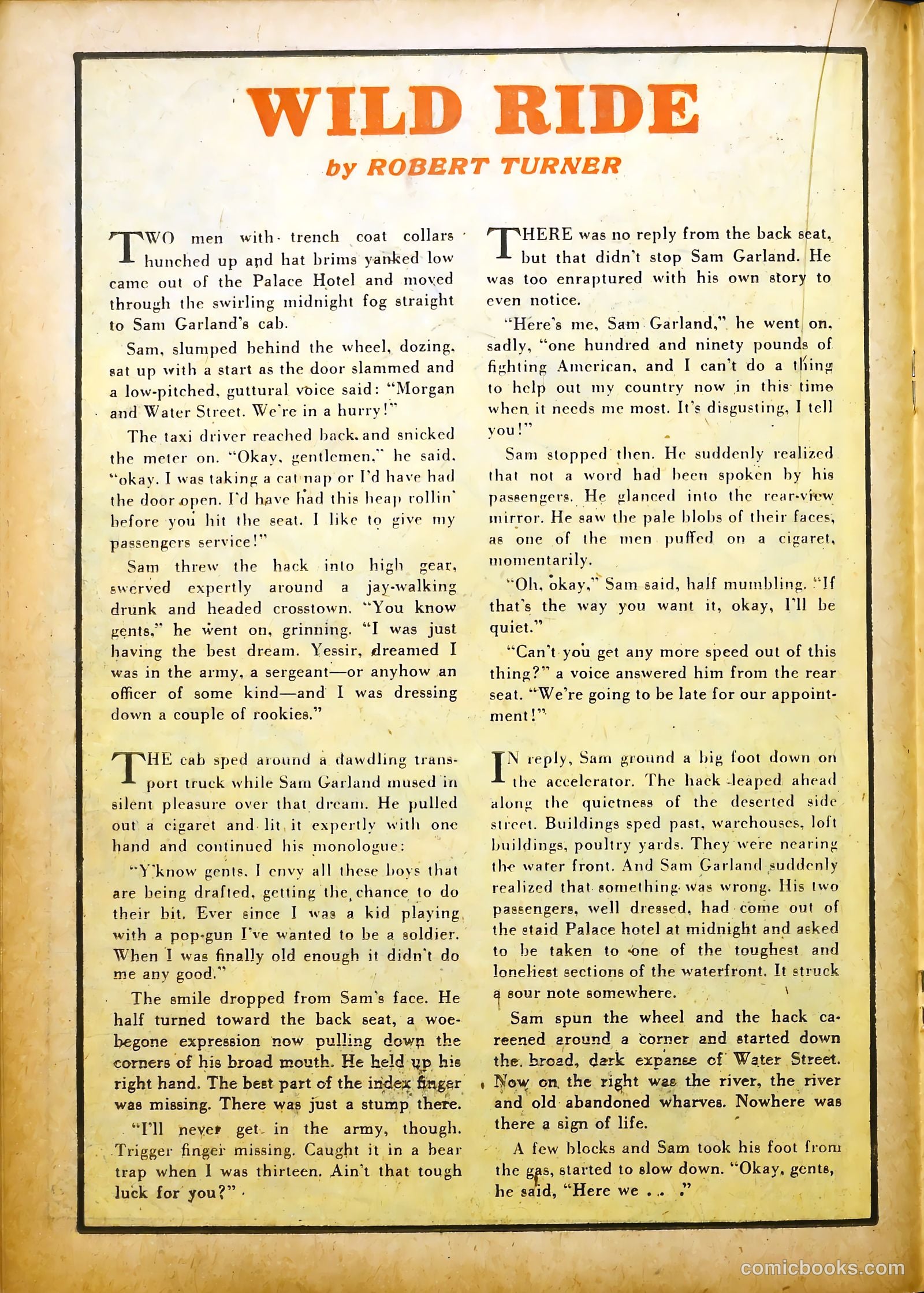 Man of War Comics #1 (1941) — page 34 of 68