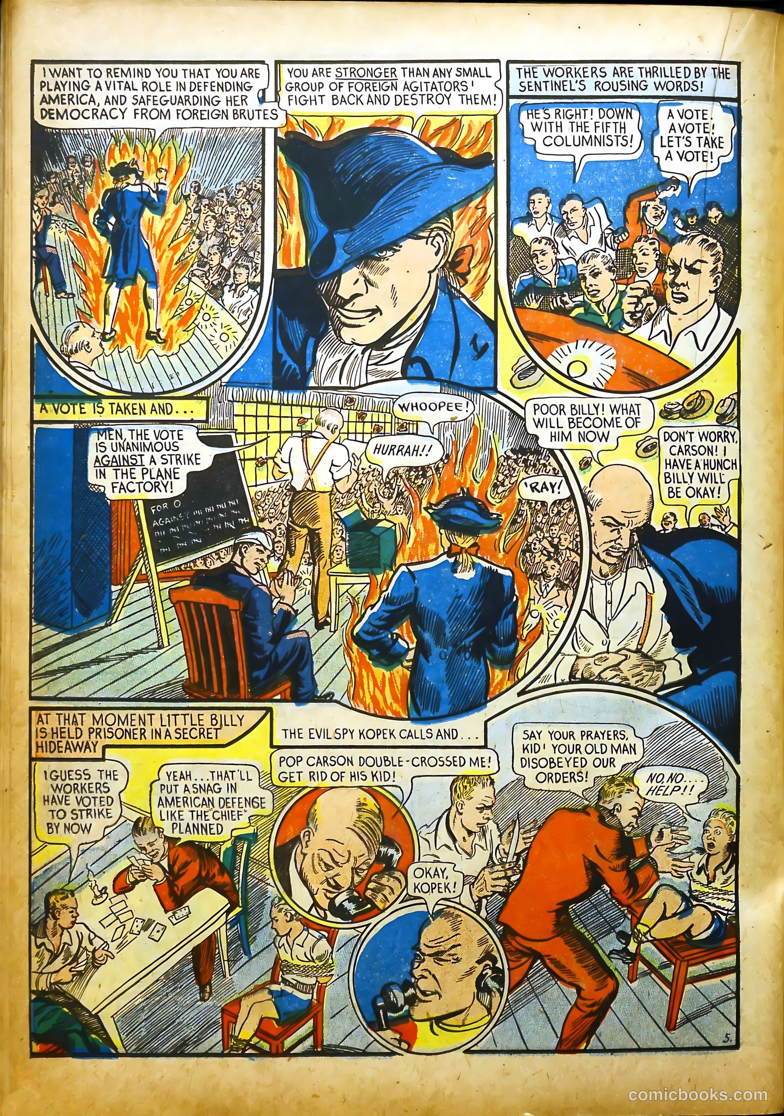 Man of War Comics #1 (1941) — page 40 of 68