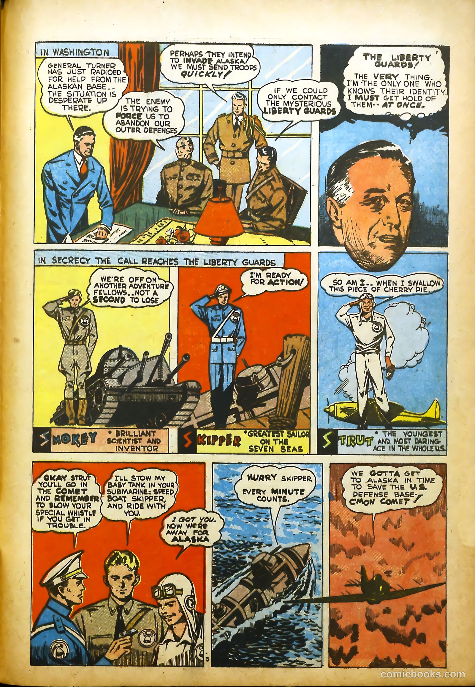 Man of War Comics #1 (1941) — page 55 of 68