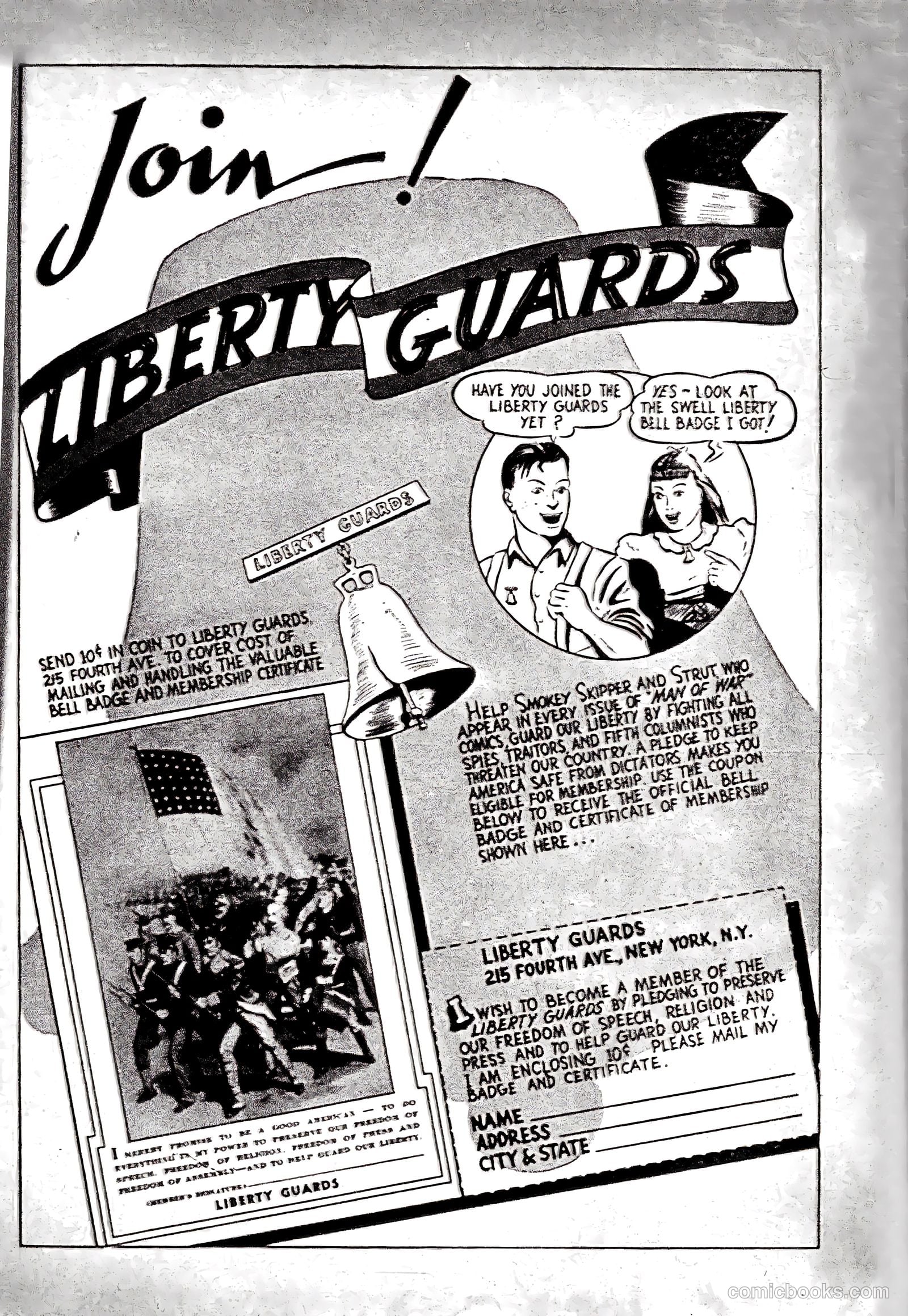 Man of War Comics #1 (1941) — page 67 of 68