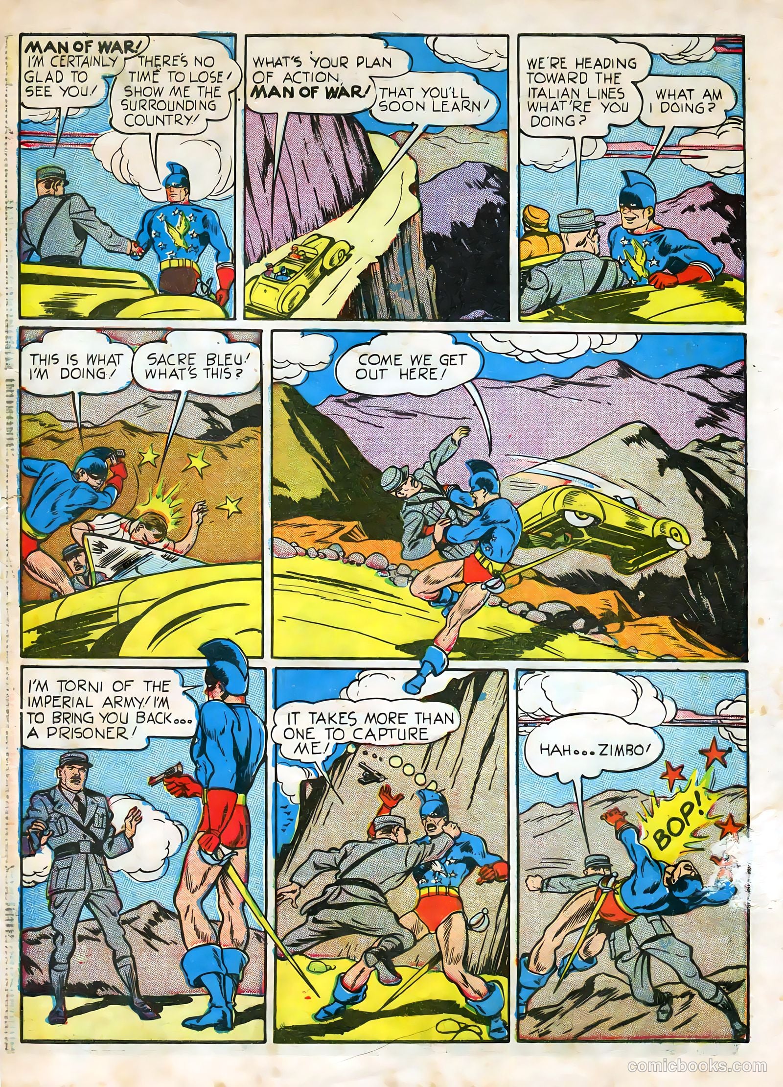 Man of War Comics #2 (1942) — page 3 of 66