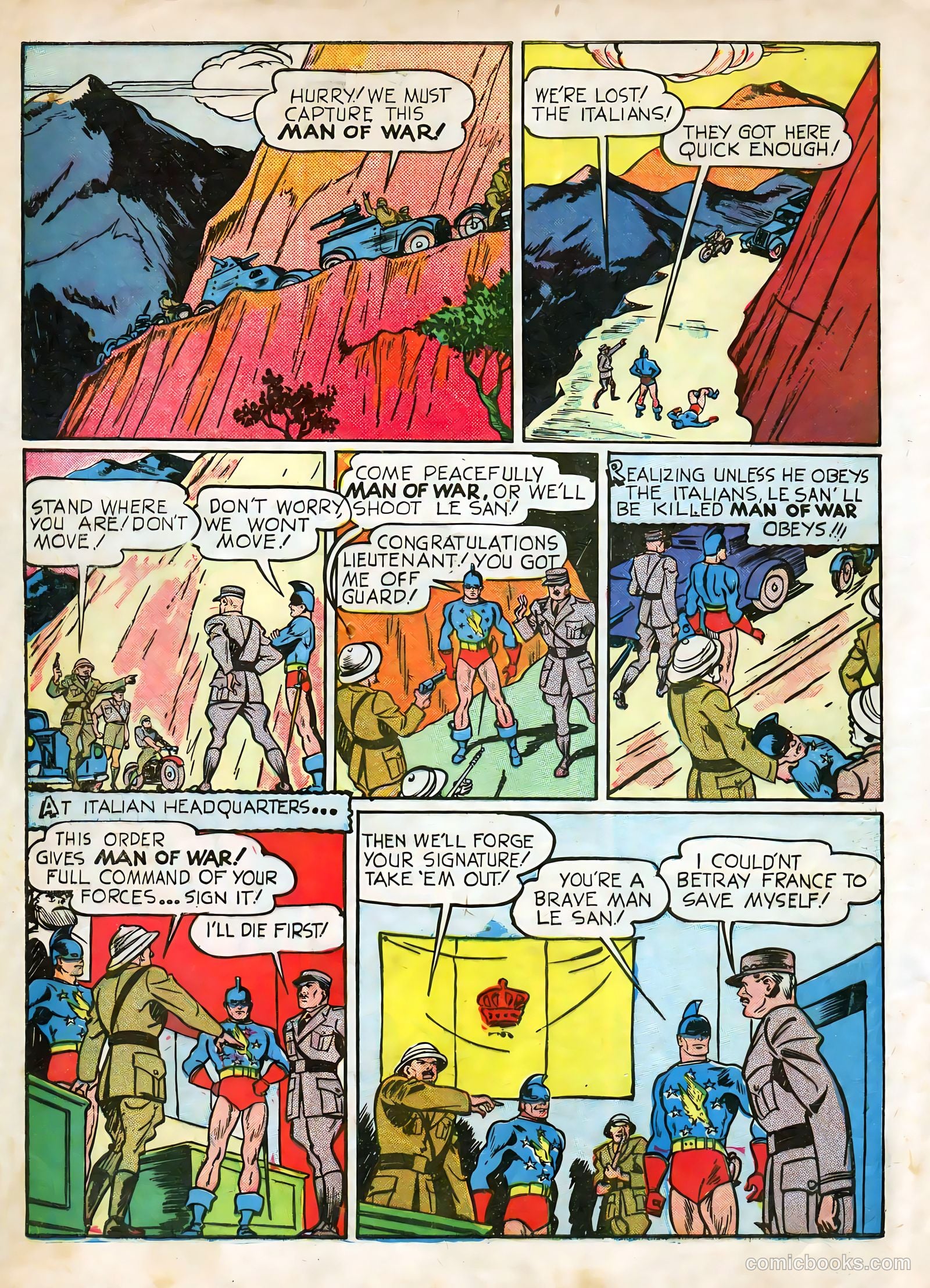 Man of War Comics #2 (1942) — page 5 of 66
