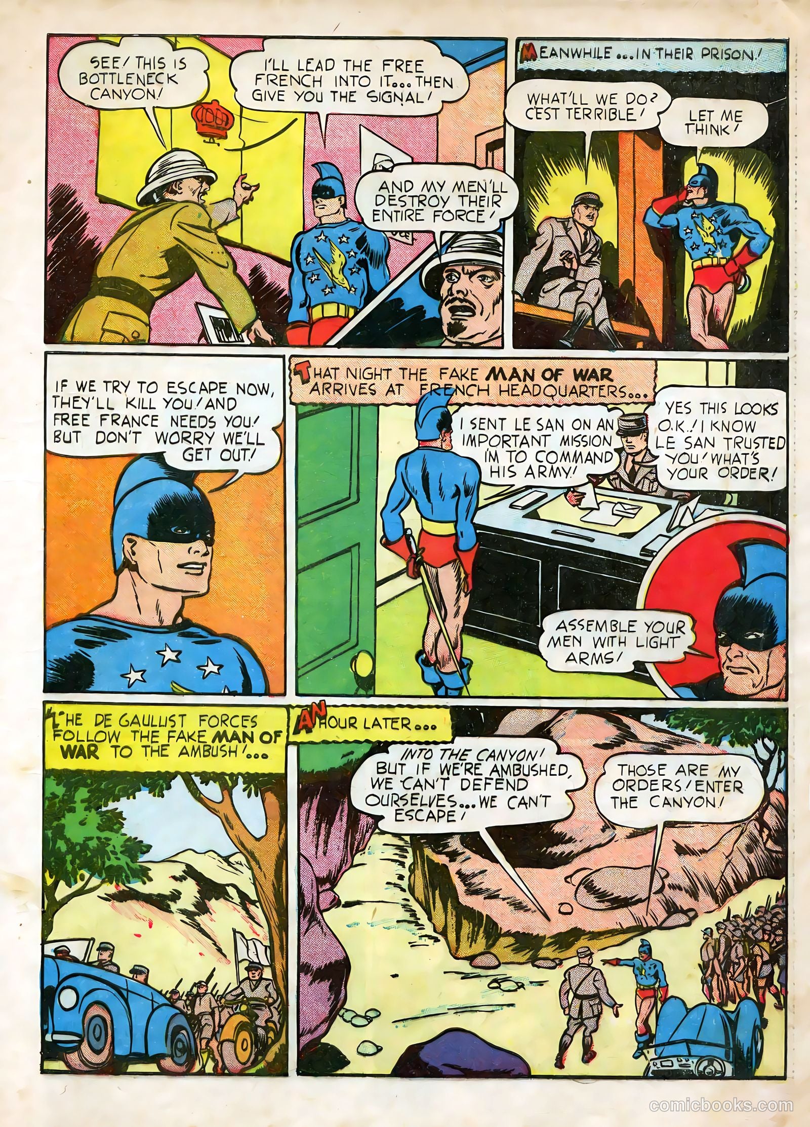 Man of War Comics #2 (1942) — page 6 of 66